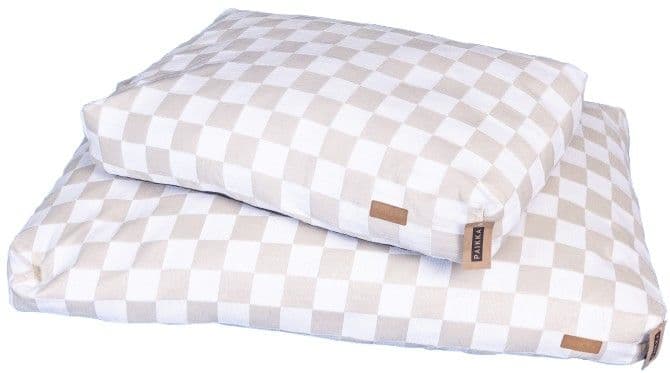 PAIKKA Check Mattress Beige 125 x 80 cm