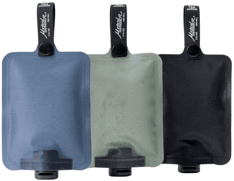 Matador FlatPak Toiletry Bottle (3-Pack) Multi-Color