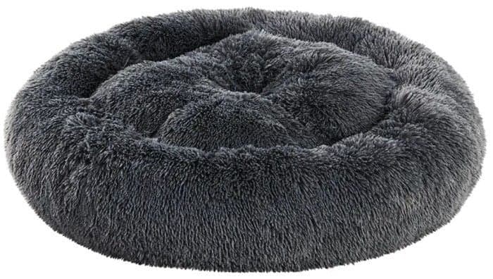 Brava Fluffy Calming Bed Dark Grey M