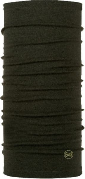 Buff Midweight Merino Wool Solid merinovillainen tuubihuivi, Bark