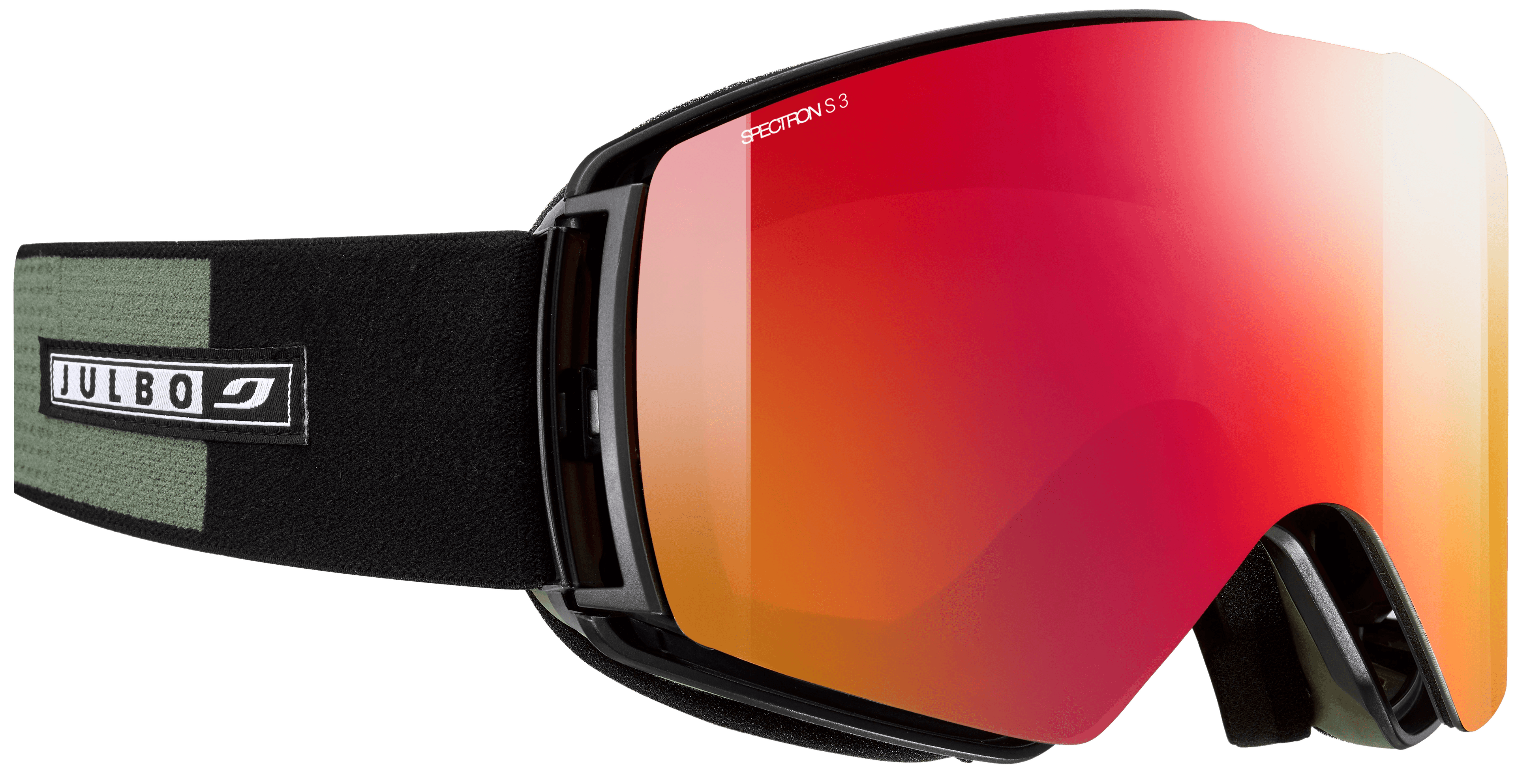 Julbo Launcher Spectron 3 laskettelulasit, vihreä/musta