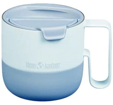 Klean Kanteen Rise Mug 414ml (w/Flip Lid) Ice Blue
