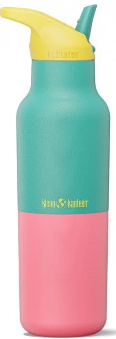Klean Kanteen Rise Vacuum Classic 473ml (w/ Flip Seal Sport) Turquoise Kaleidoscope