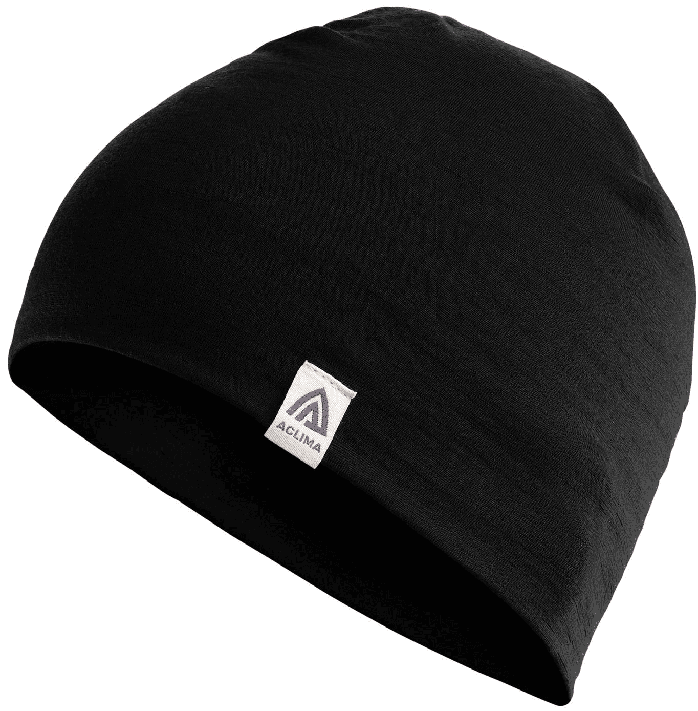 Aclima LightWool Relaxed Beanie merinovillainen pipo, musta