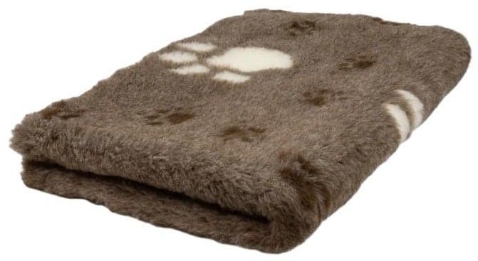 Foxy Fur Dog Mat Thermo Paw 100 x 75 cm Brown