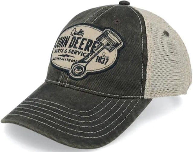 John Deere 6 Panel Chan & Mesh Unstruct Beige/Grey