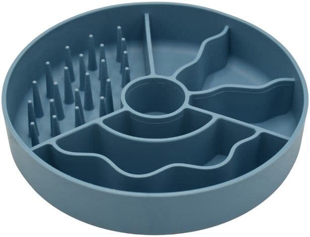 Fiboo Slow wl Slowfeeder-skål 19 cm Mörkblå