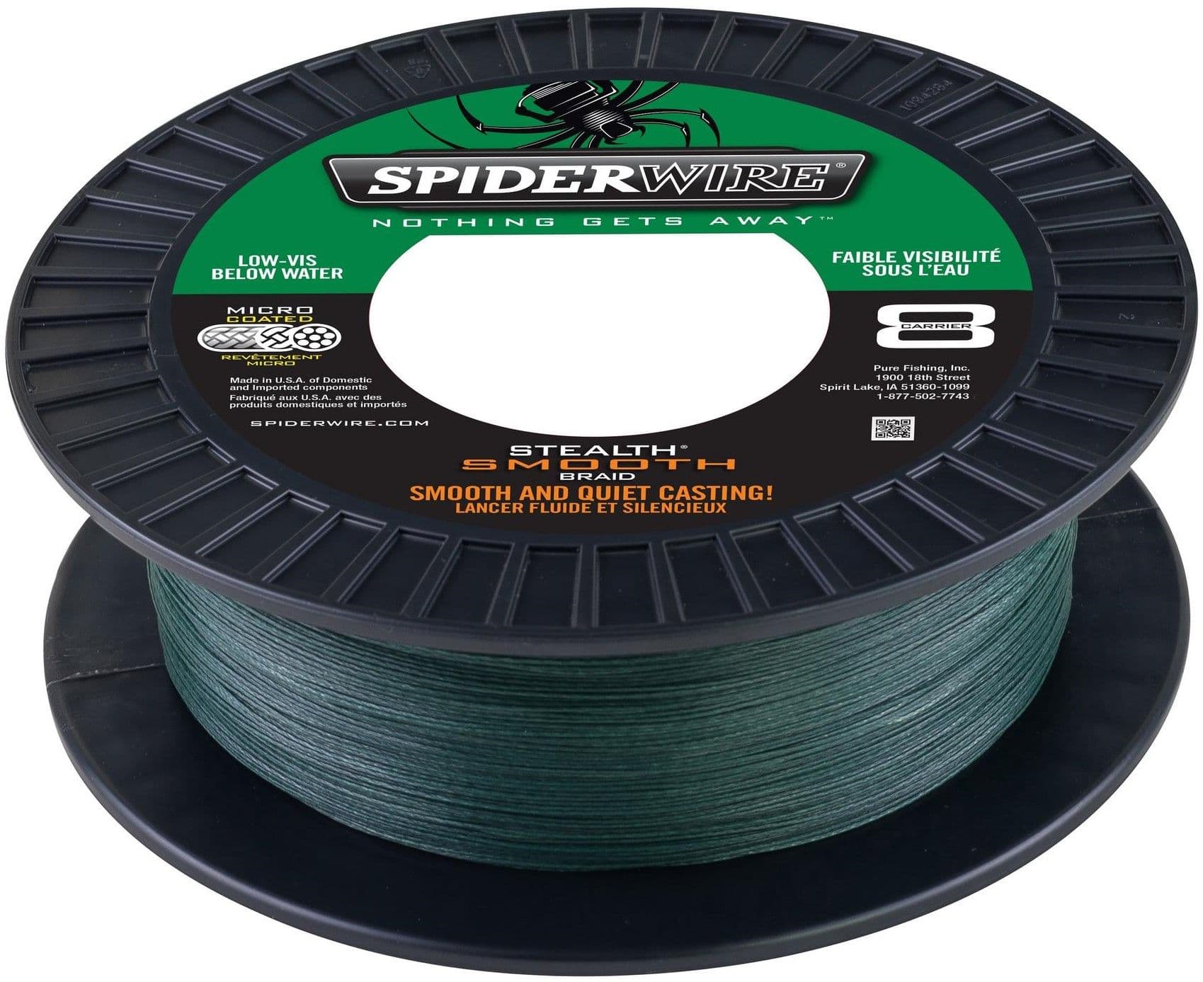SpiderWire Stealth Smooth 12 Mörkgrön 150m