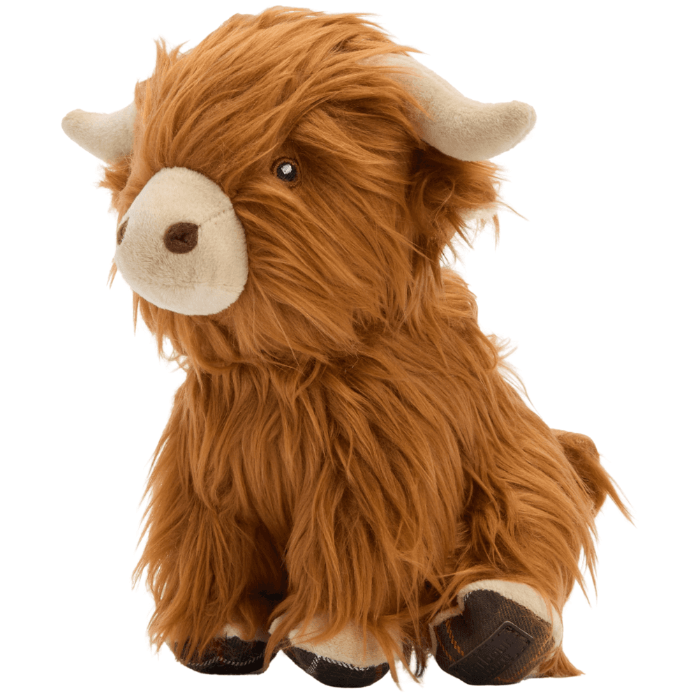 Barbour Dog Highland Cow Toy Brown/classic