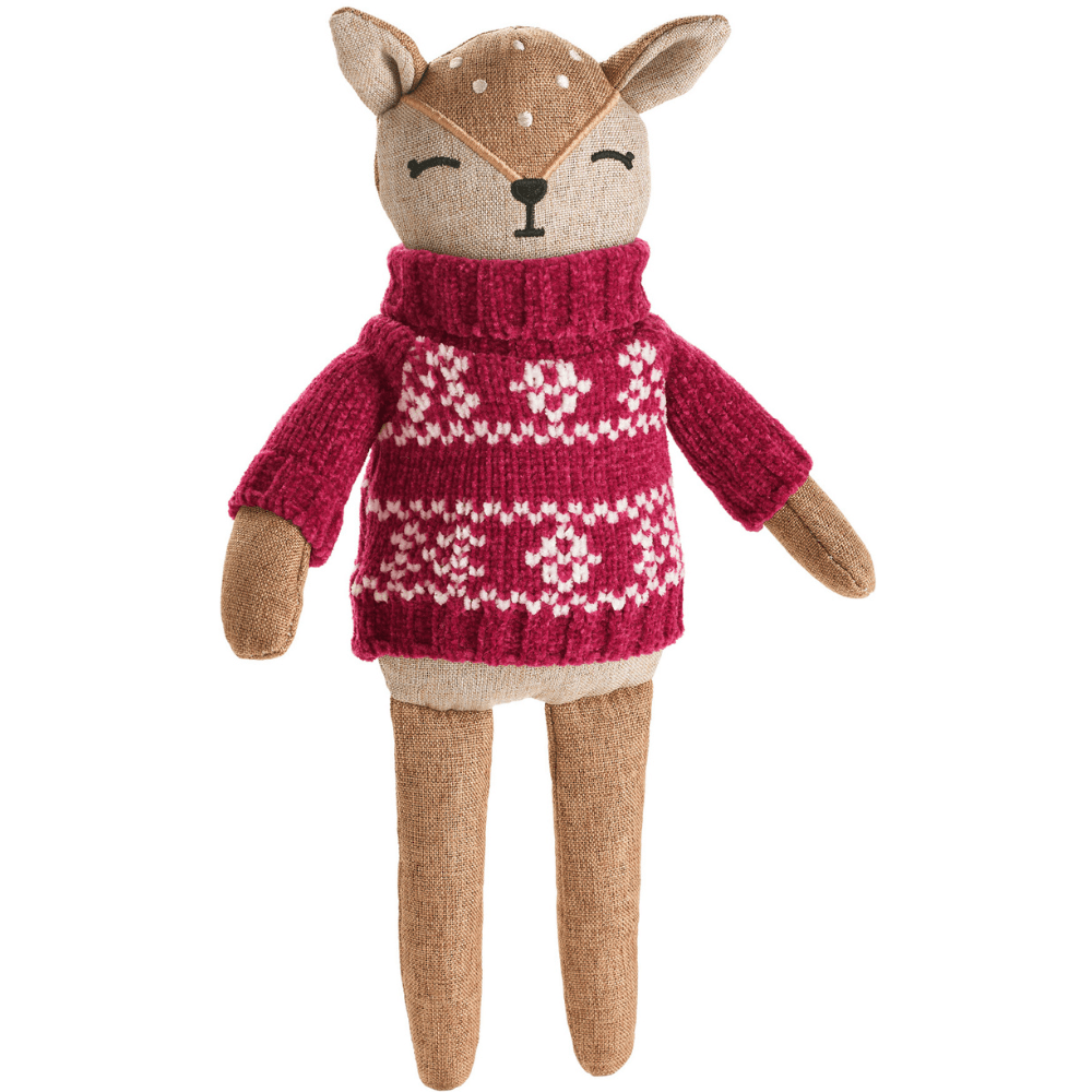 HUNTER Dog Toy Birka Deer Brown/Red