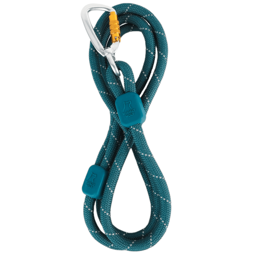 Woolly Wolf Rope Leash 10 mm Deep Teal