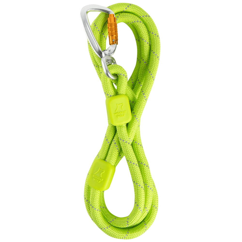 Woolly Wolf Rope Leash 10 mm Lime