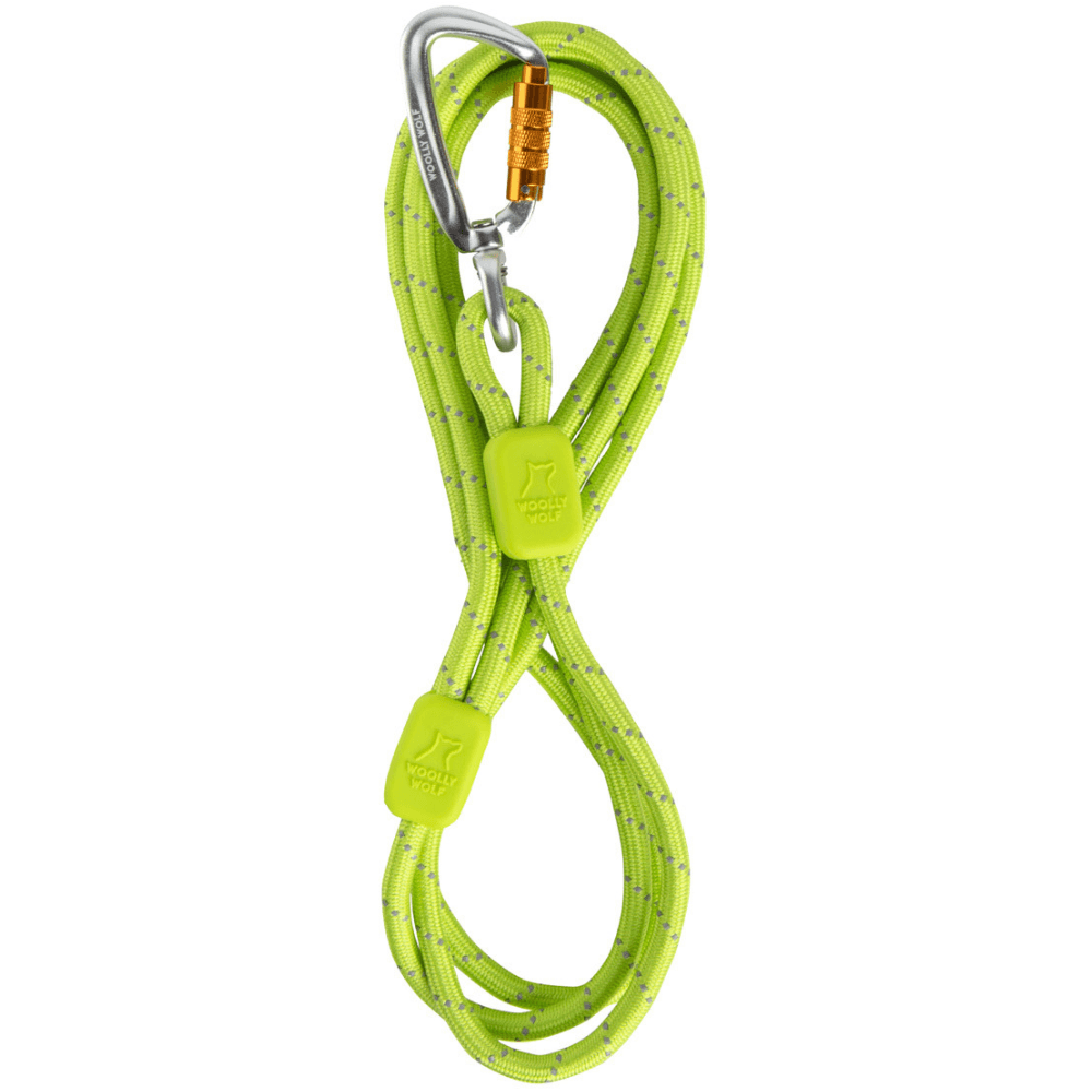 Woolly Wolf Rope Leash Thin 8 mm Lime