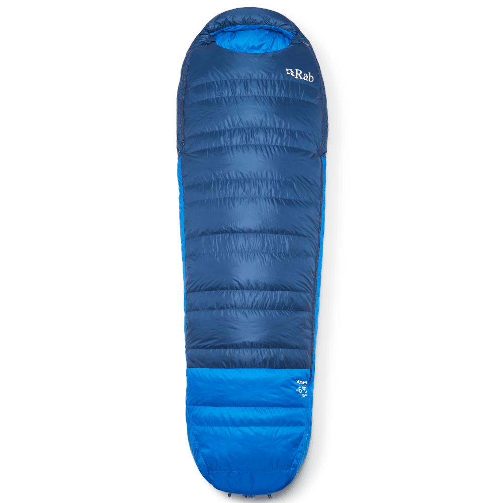 Rab Ascent -6C / 20F Tempest Blue/Maya Blue