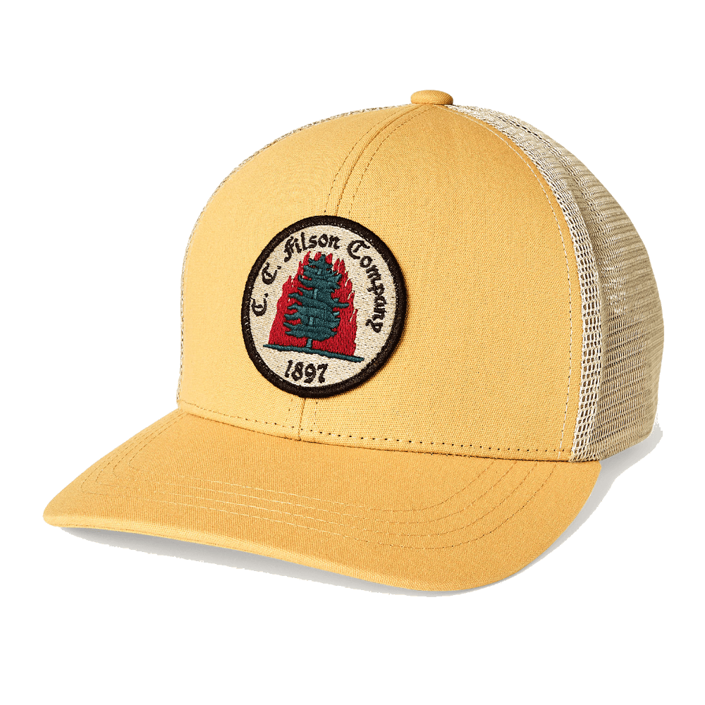 Filson Wildfire Logger Mesh Cap Vintage Gold