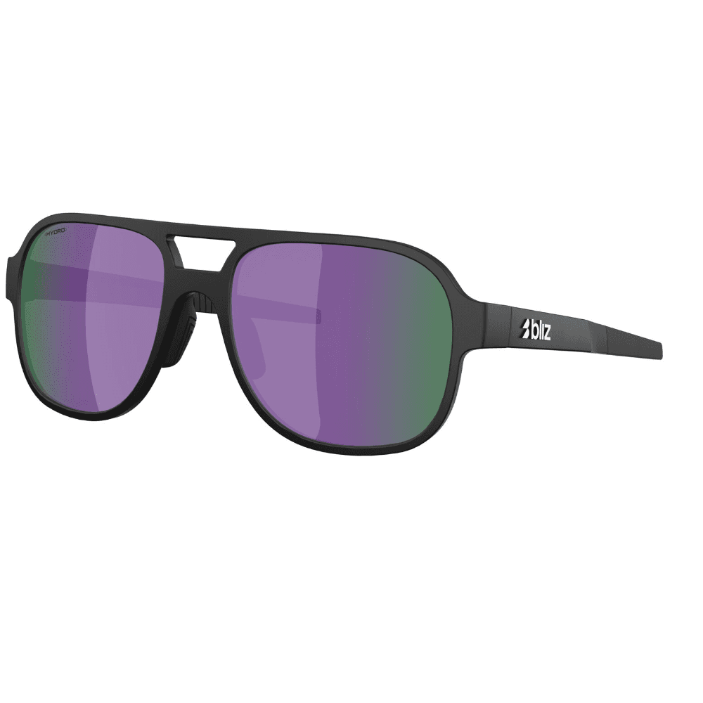 Bliz A006 Matte Black Smoke W Purple Multi