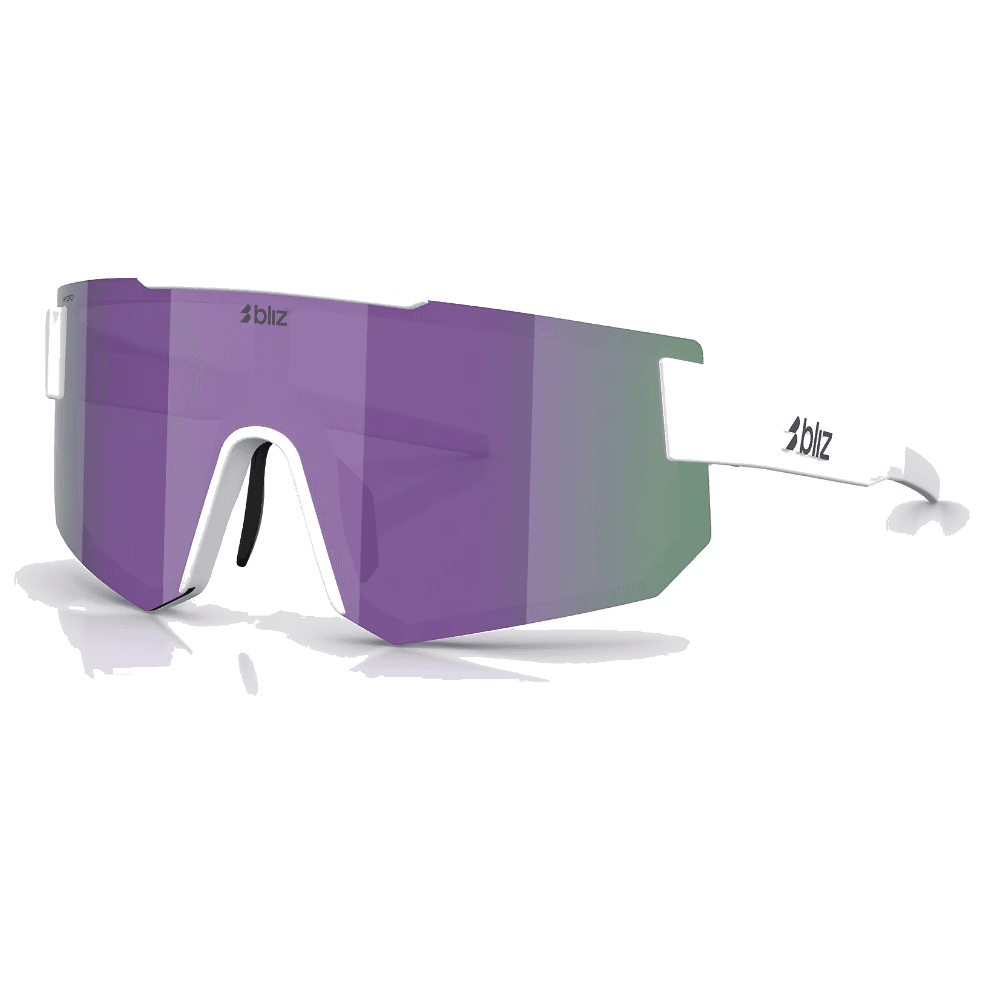 Bliz P005 Matte White Smoke W Purple Mirror
