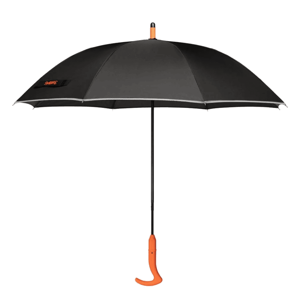 Swims Umbrella Long Black/Orange