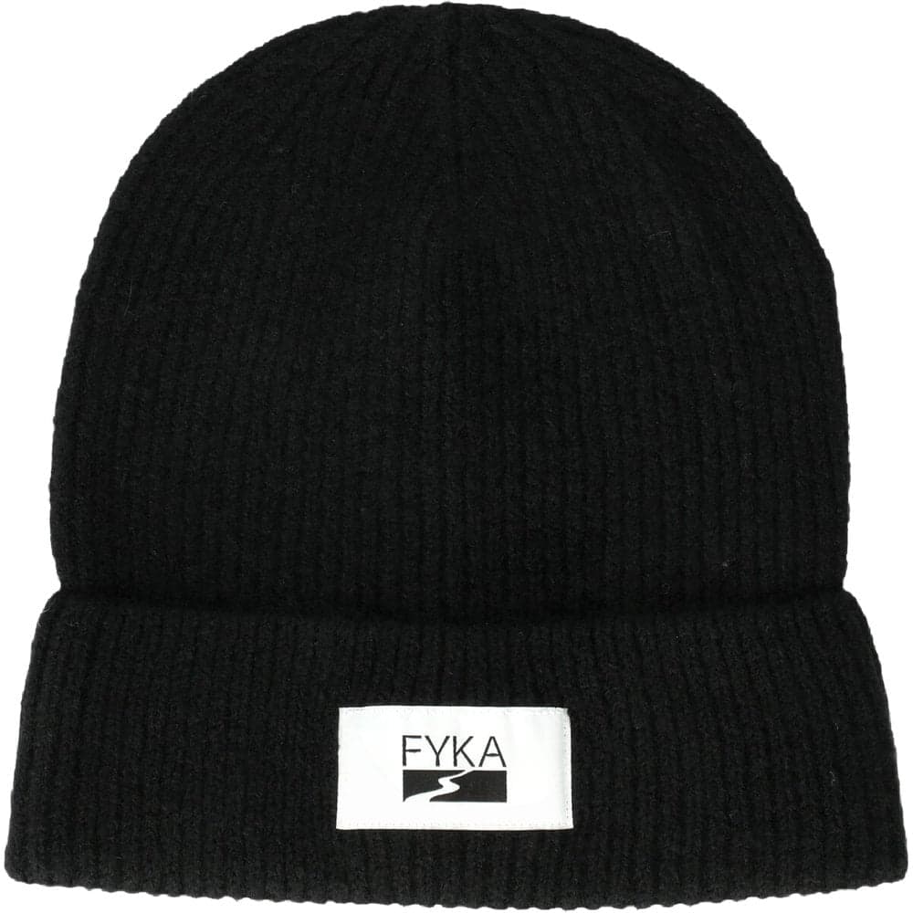 FYKA Unisex Nox Knitted Beanie Black