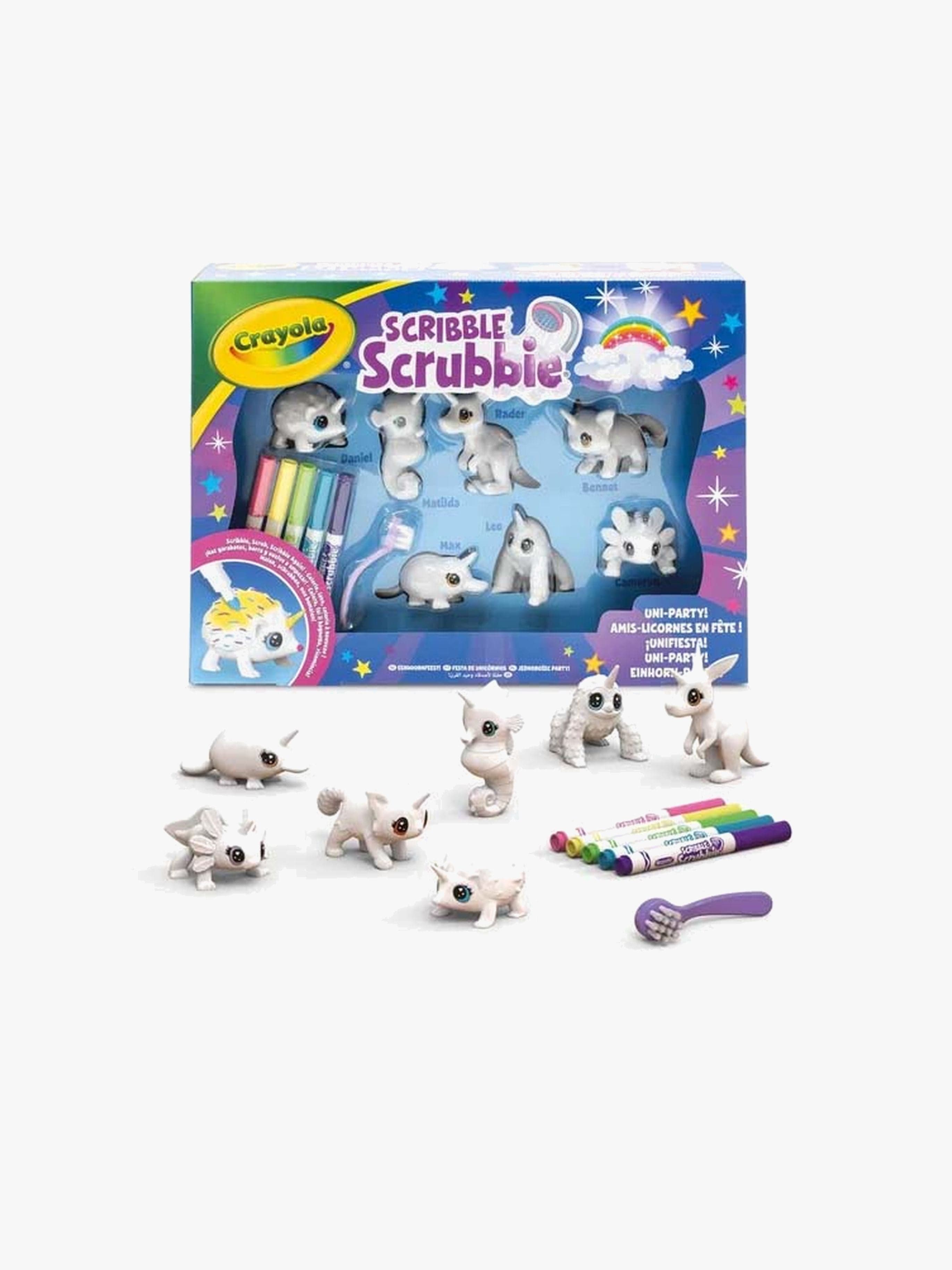 Crayola Scribble Scrubbie Unipets + 7 Eläintä
