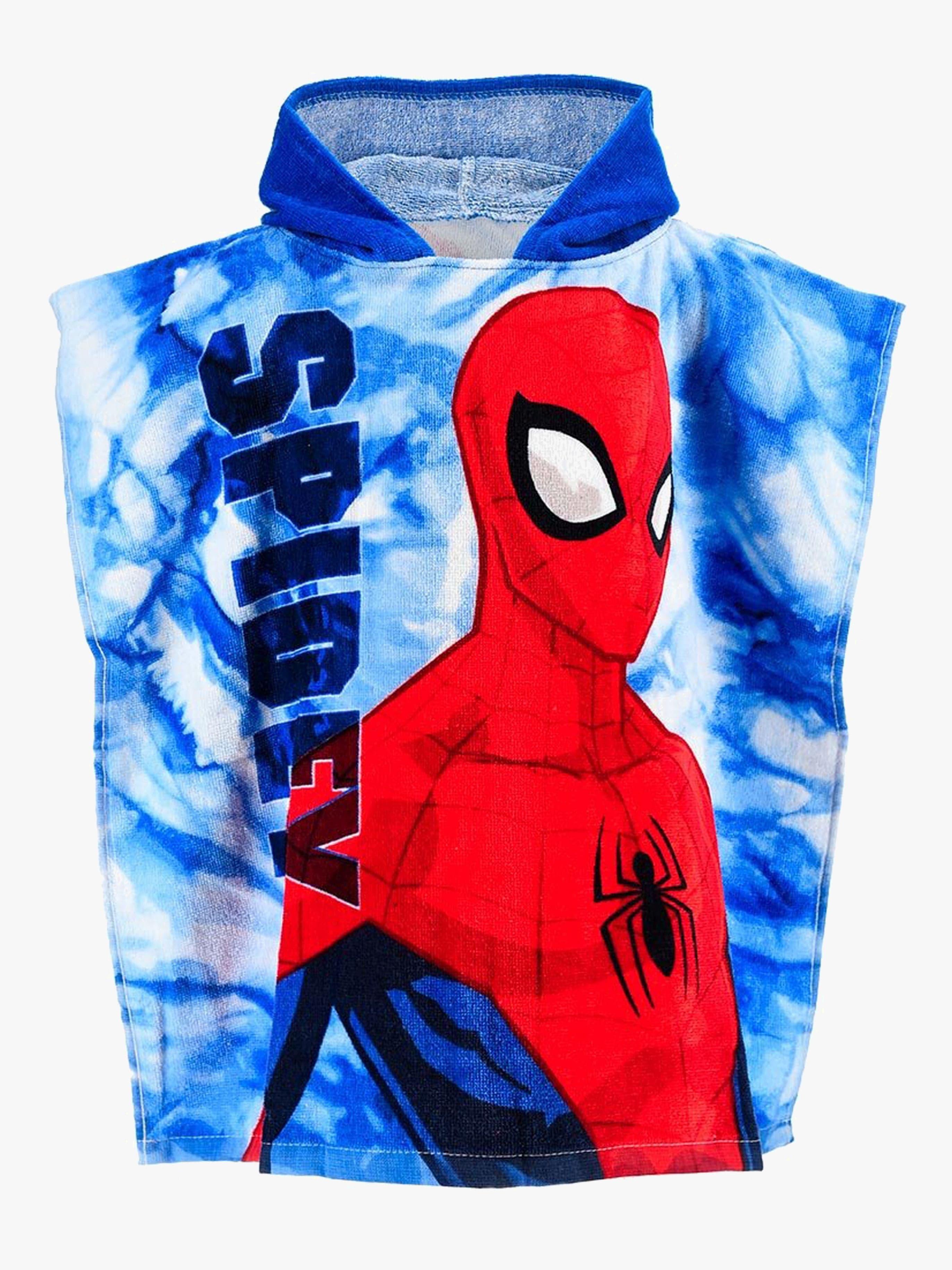 Marvel Spider-Man Kylpyponcho 100% Puuvilla, Sininen
