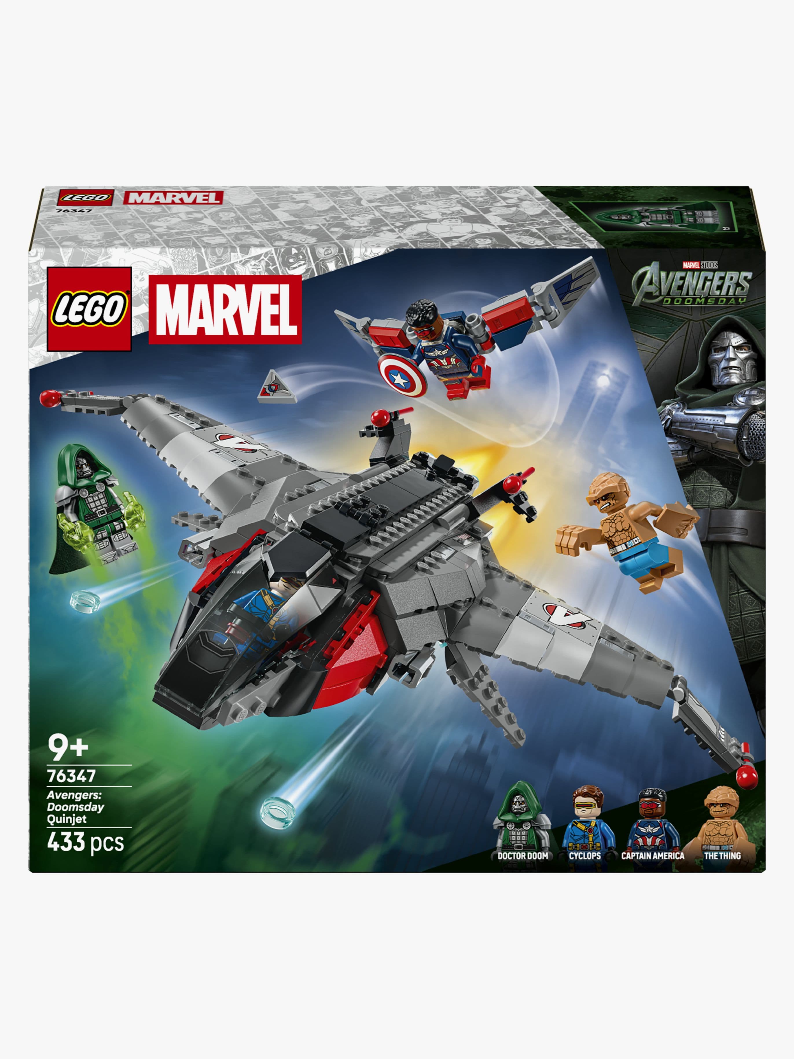 LEGO Super Heroes 76347 Avengers: Doomsday ‑elokuvan Quinjet