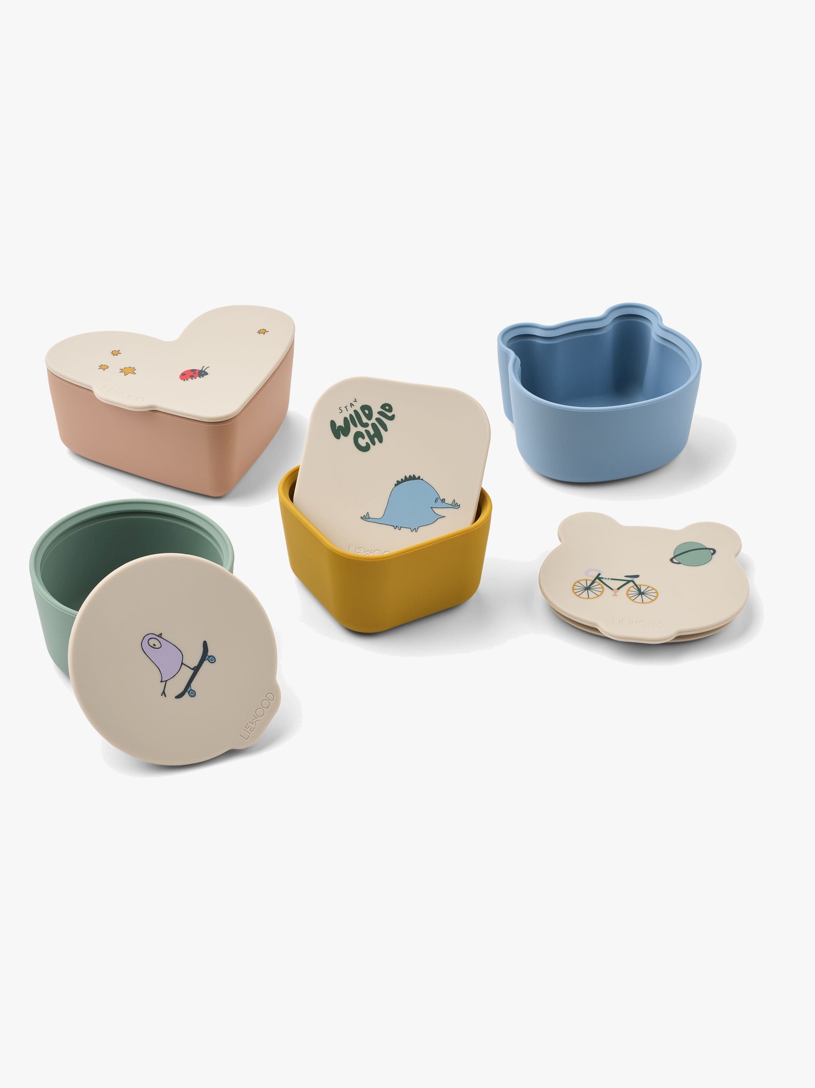 LIEWOOD Eväsrasia 4-pack, Tamtam/Sandy