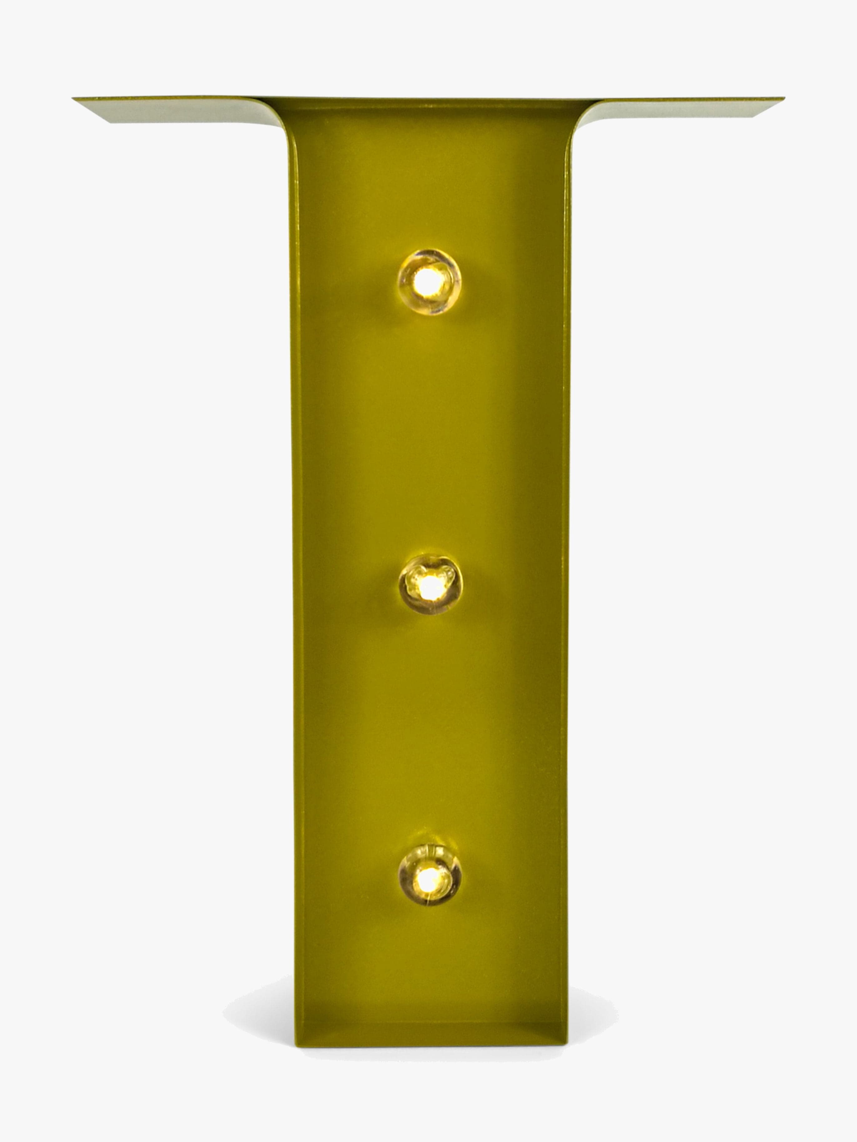 Petite Déco Kirjainvalaisin T, Kulta