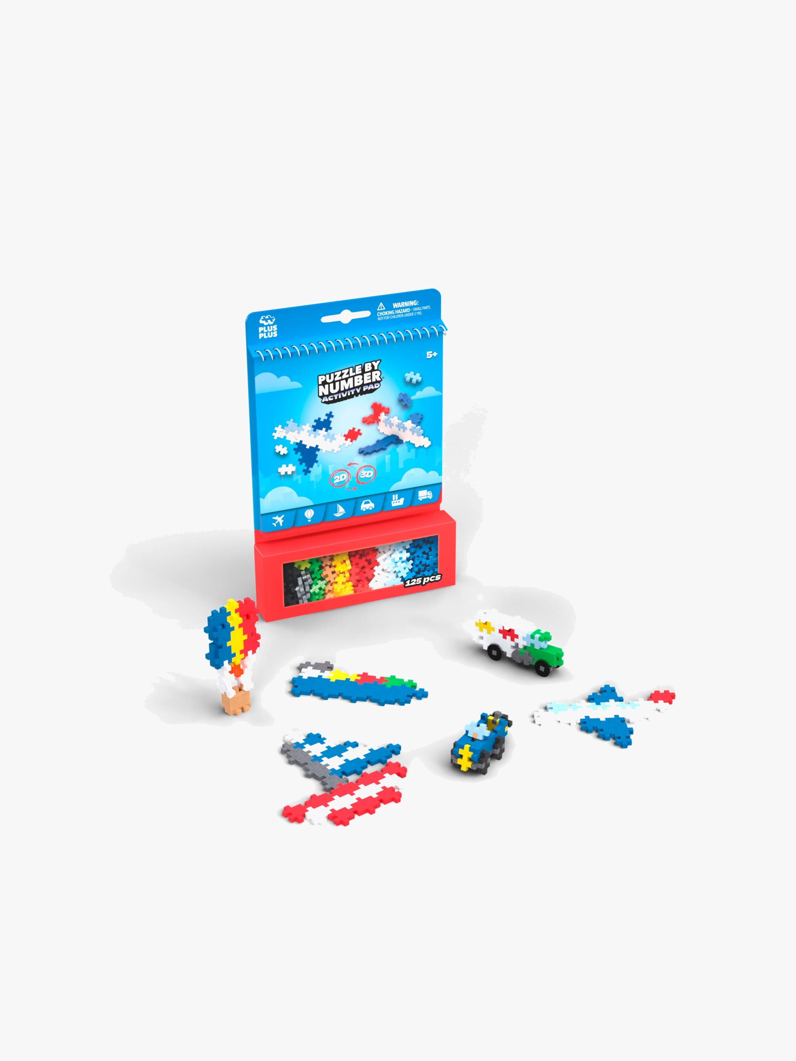 PlusPlus Activity Pad Transportation Rakennussarja