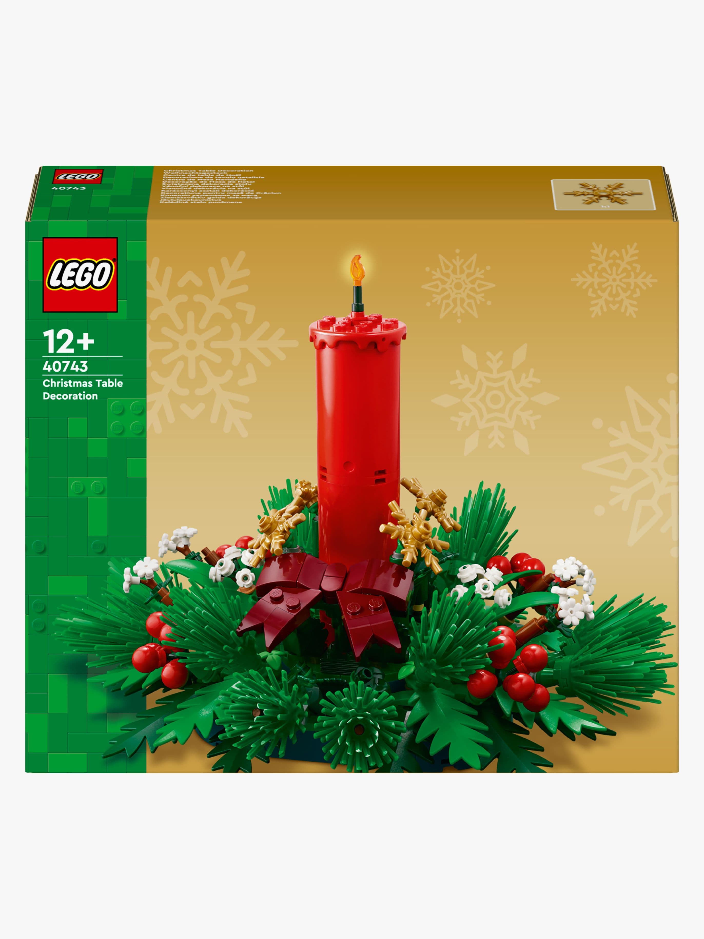 LEGO Iconic 40743 Jouluinen pöytäkoriste