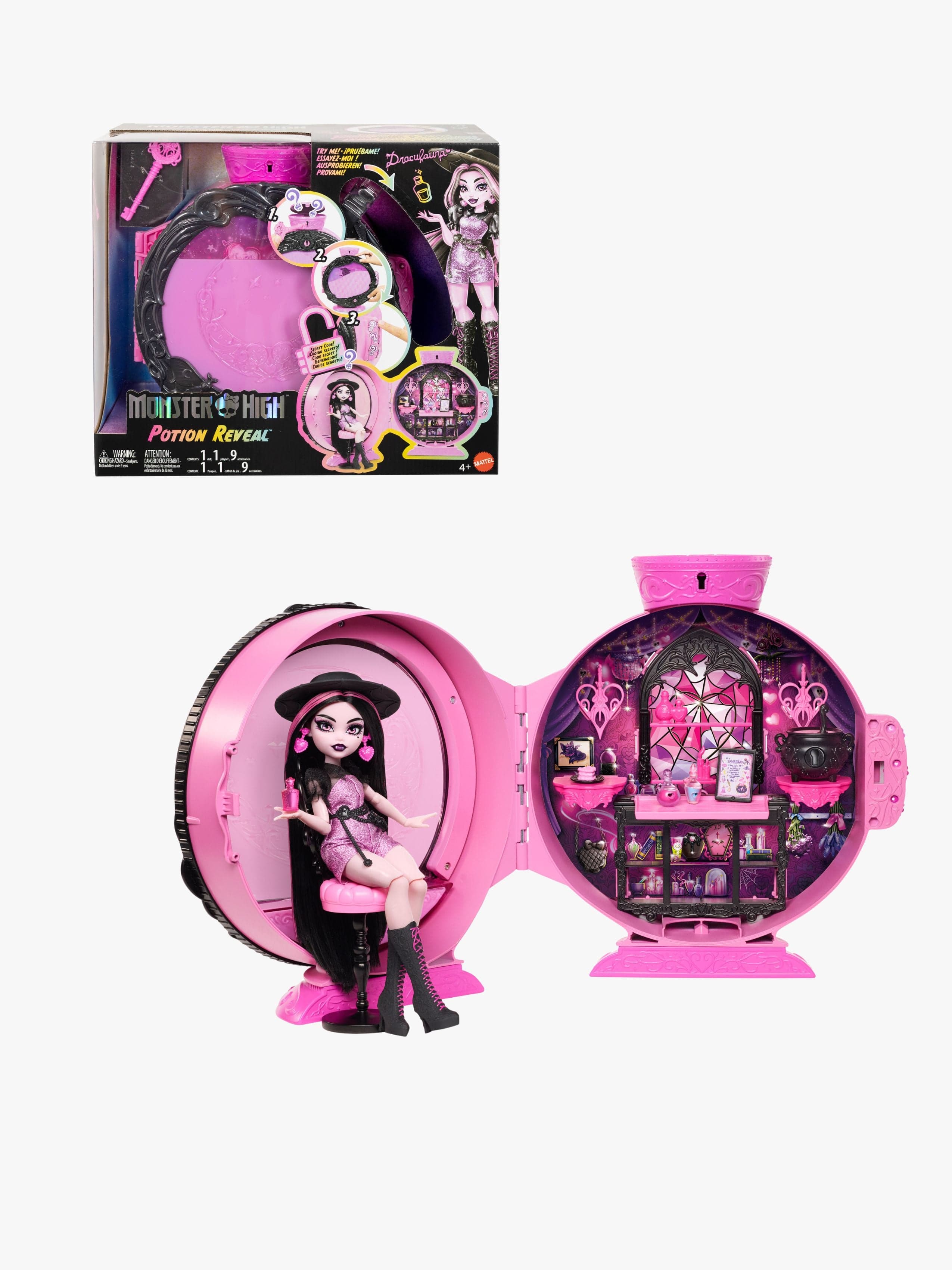 Monster High Potion Reveal Leikkisetti Draculaura