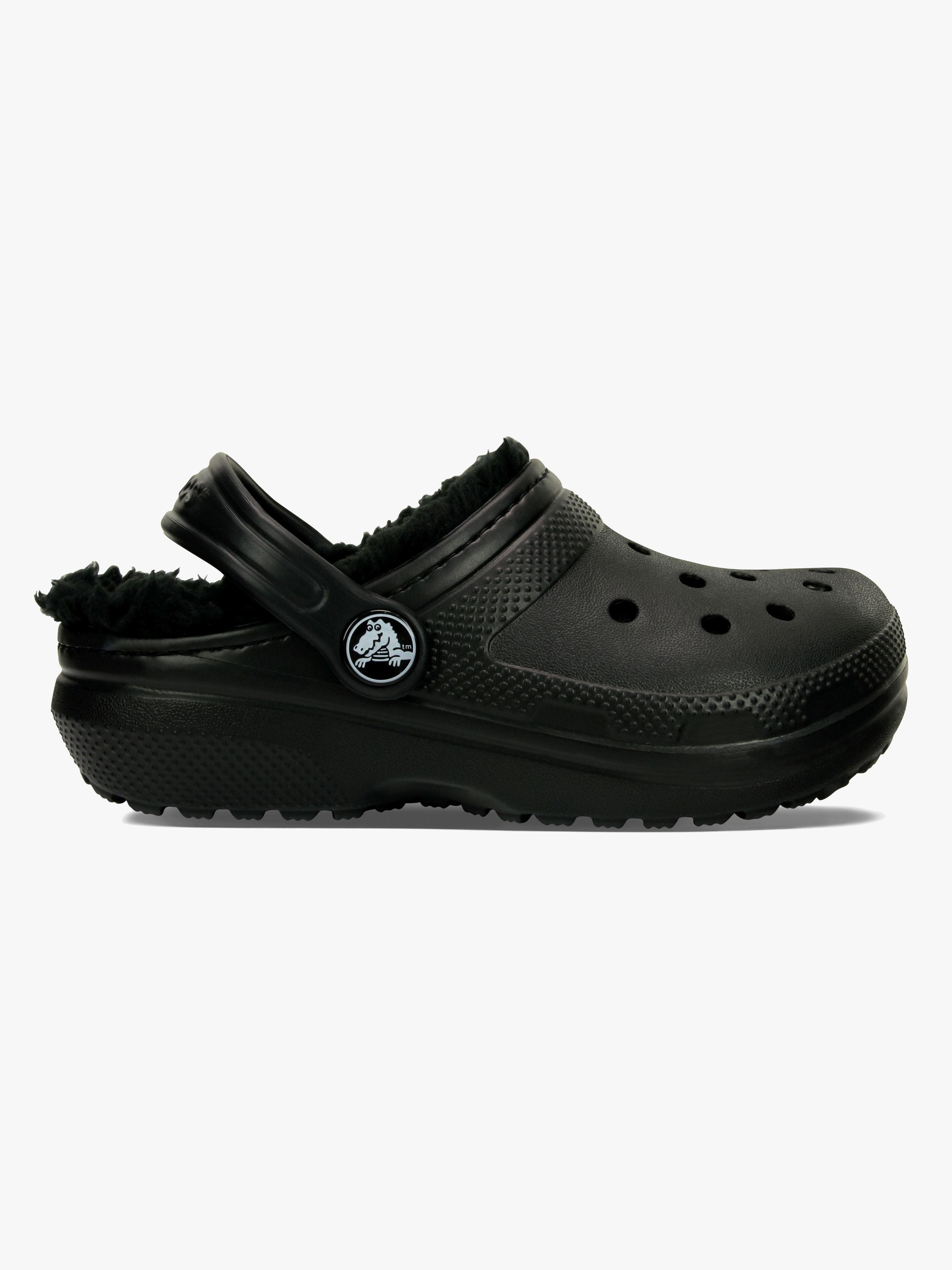 Crocs Classic Vuorelliset Pistokkaat, Black, 22-23
