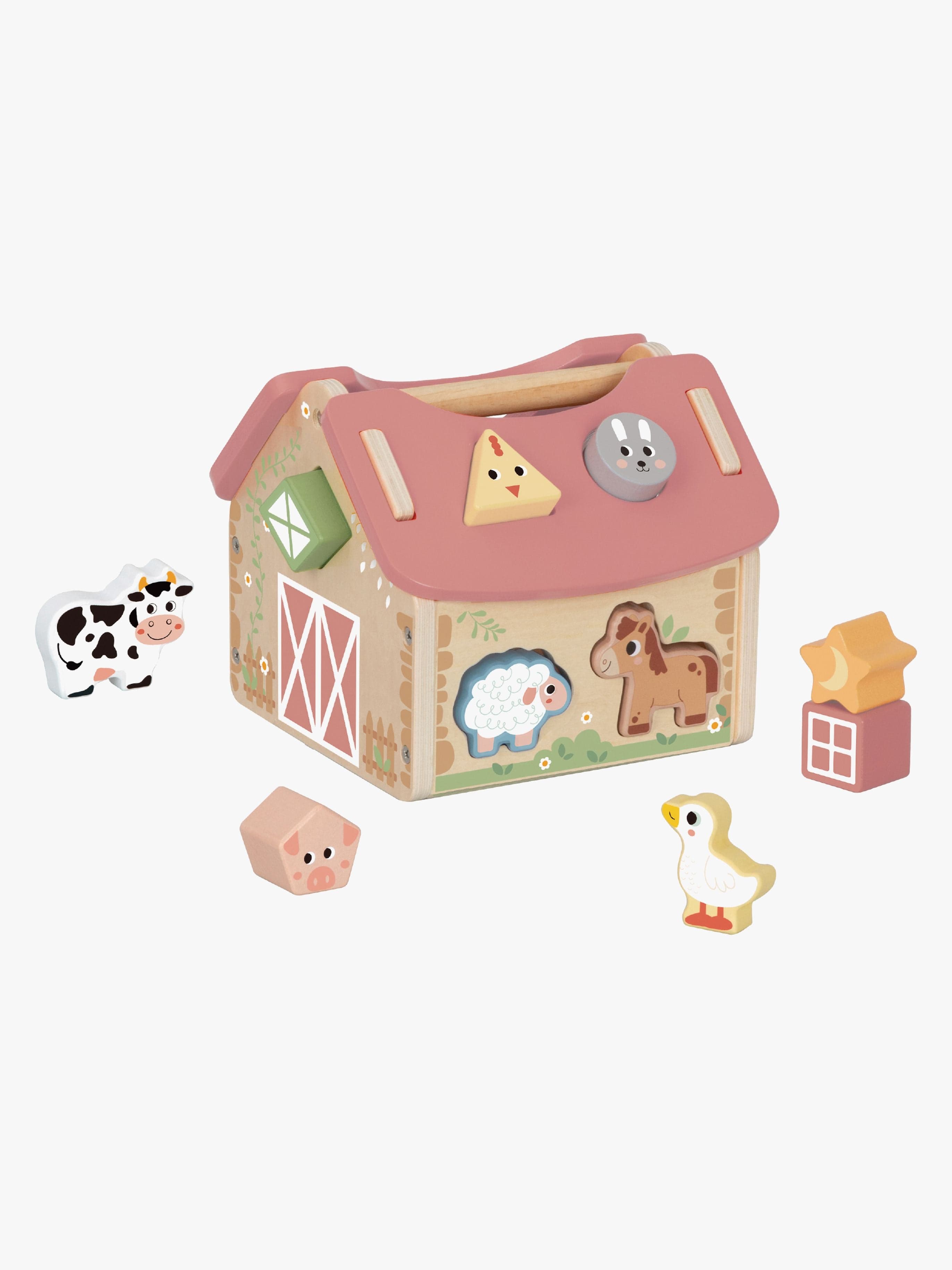 Tooky Toy Farm House Palikkalaatikko