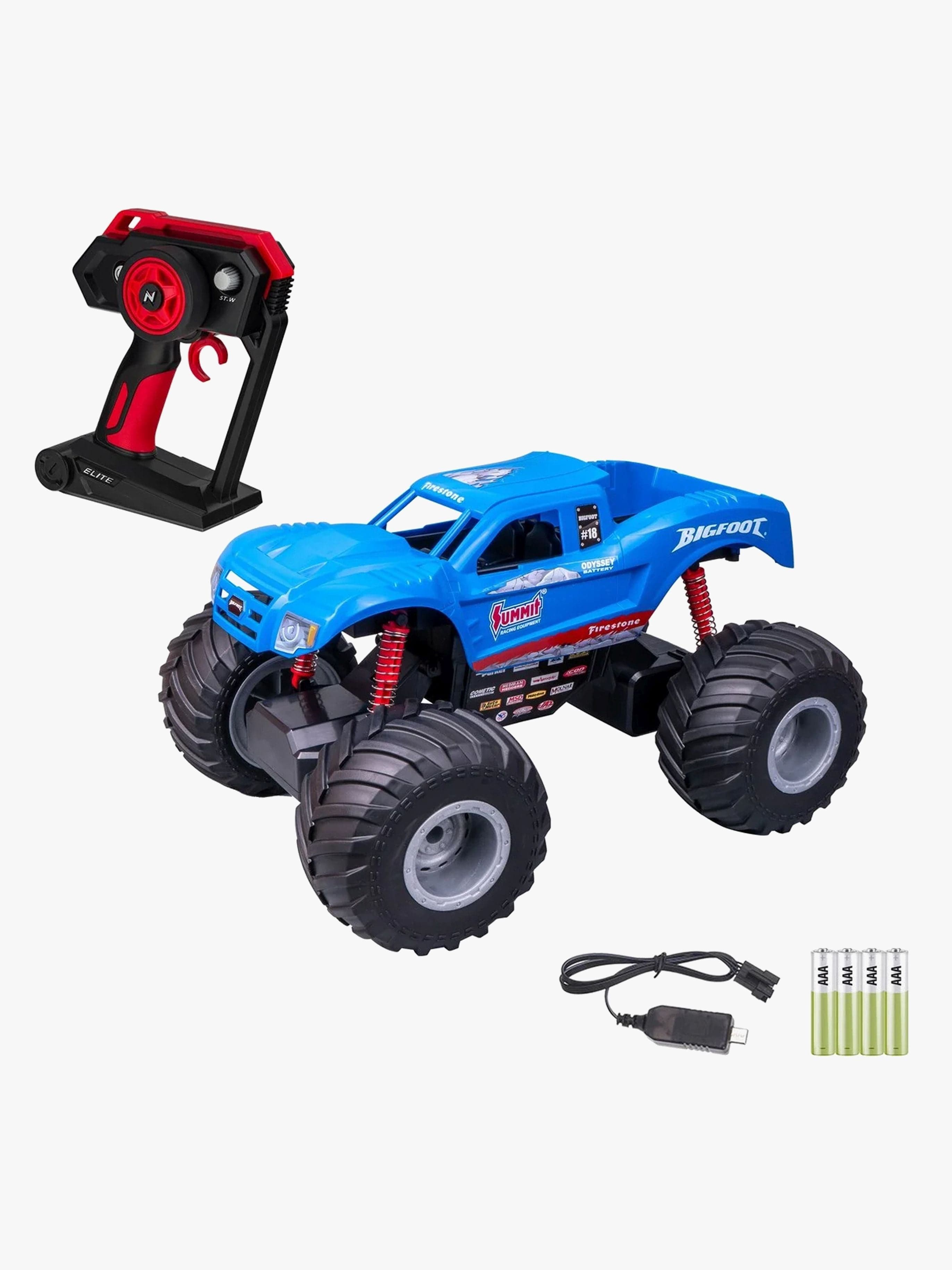 Nikko Radio-Ohjattava Bigfoot Monsteriauto 1:10, Sininen