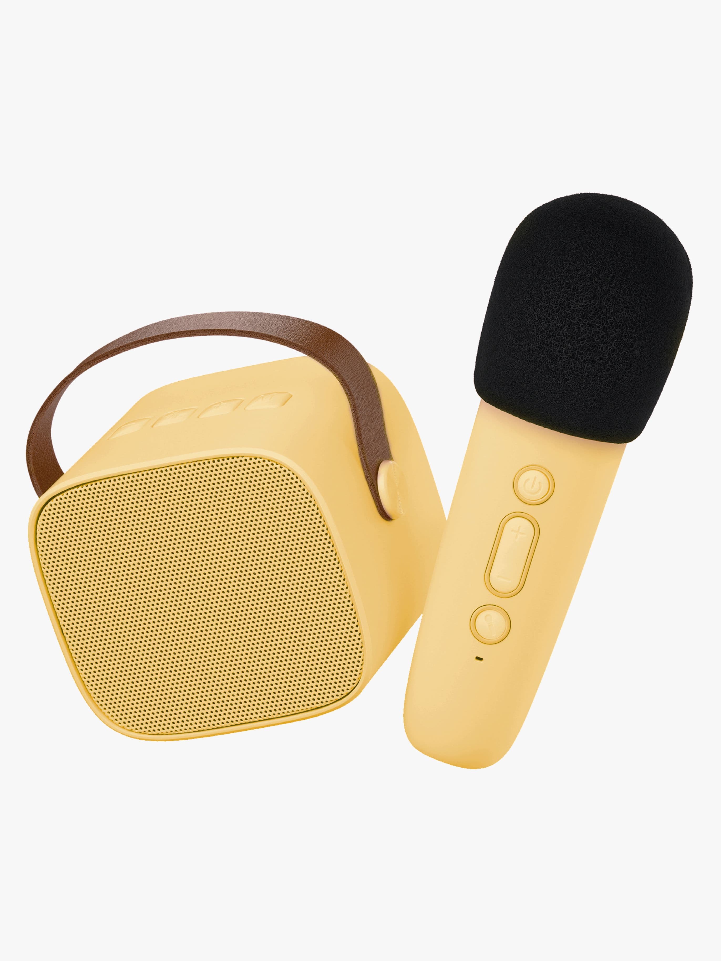 Lalarma Bluetooth-kaiutin + Langaton Mikrofoni, Keltainen