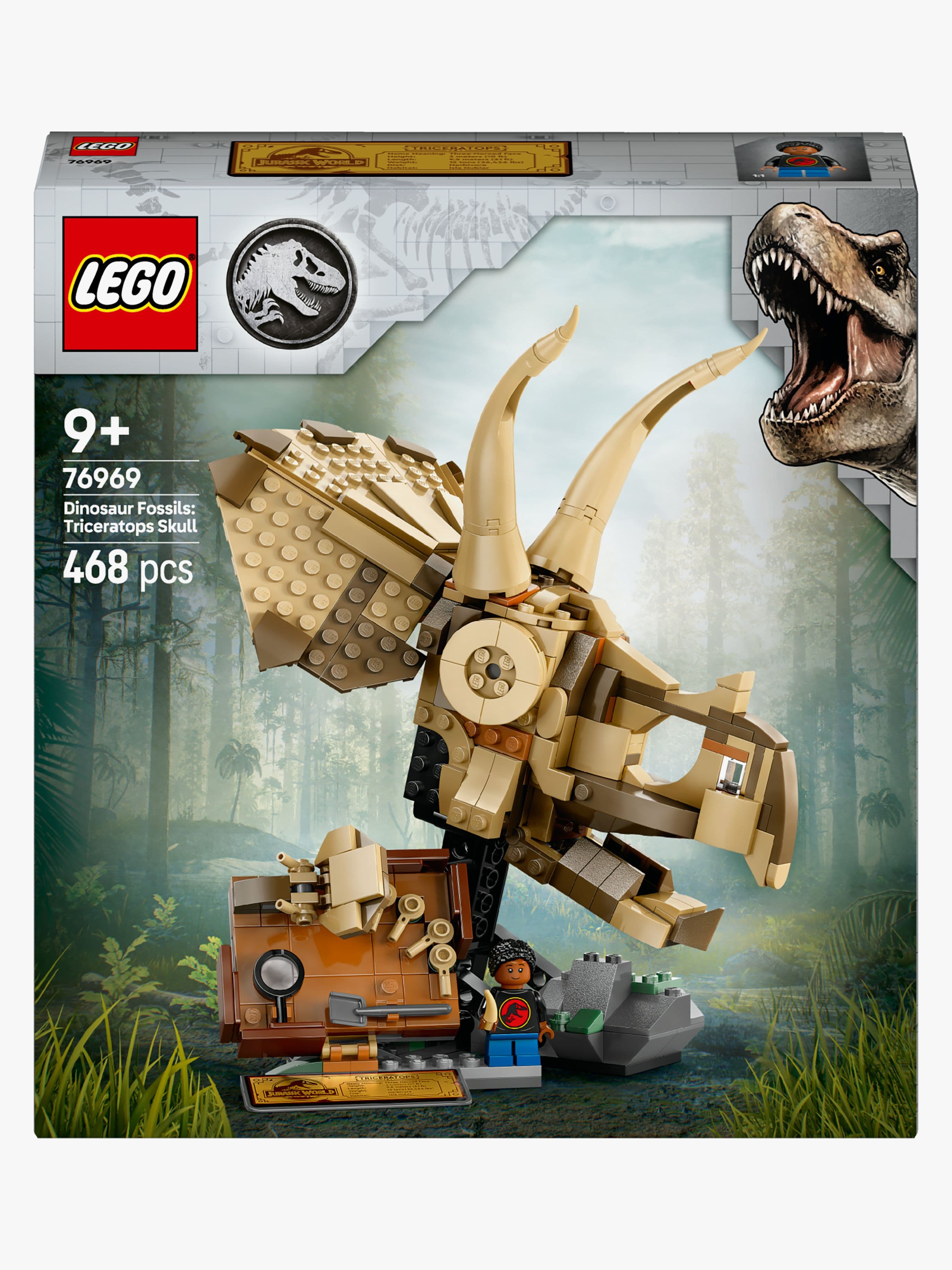 LEGO Jurassic World 76969 Dinosaurusfossiilit: Triceratopsin kallo