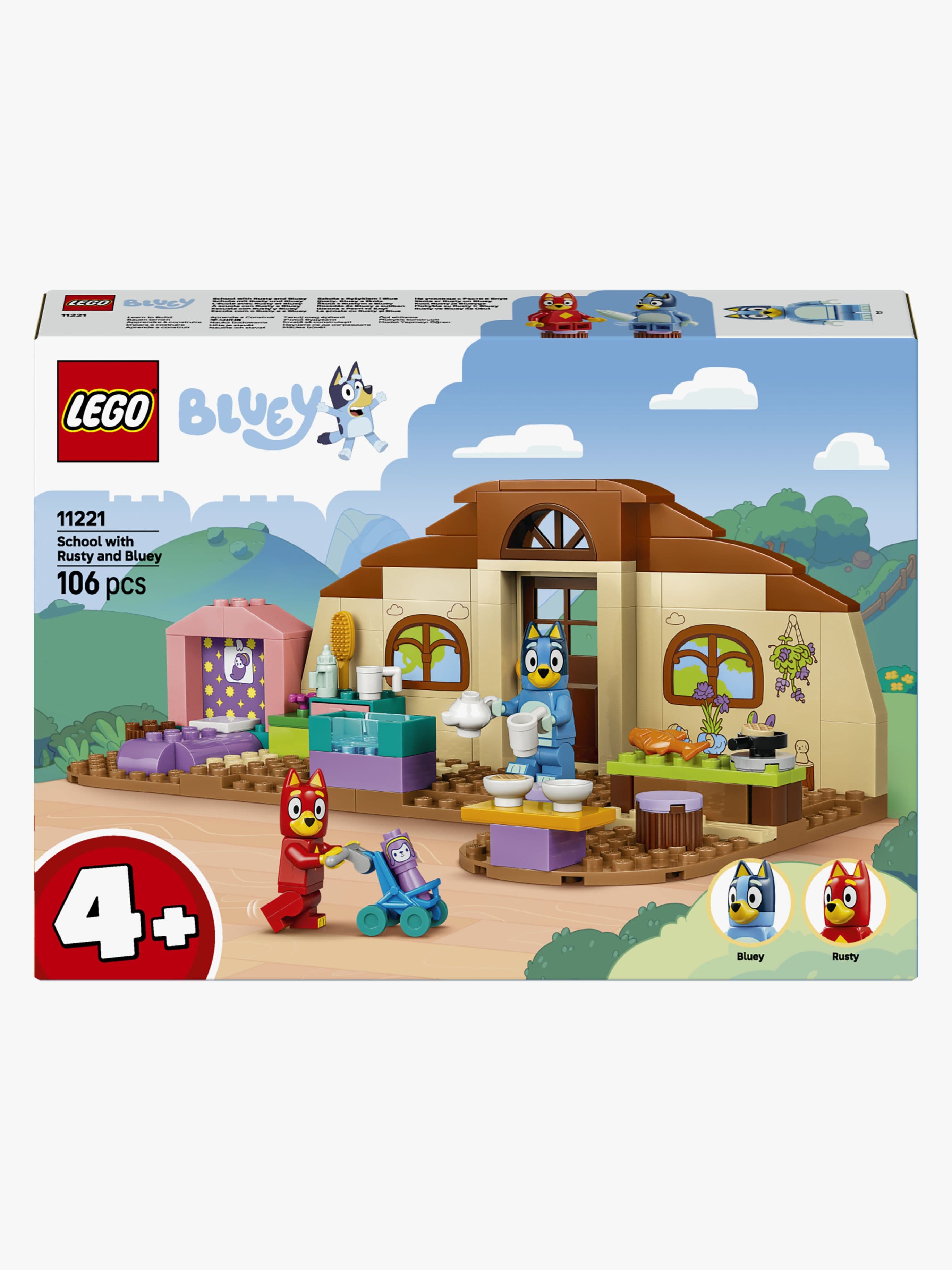LEGO Bluey 11221 Rasse ja Tuuri koulussa