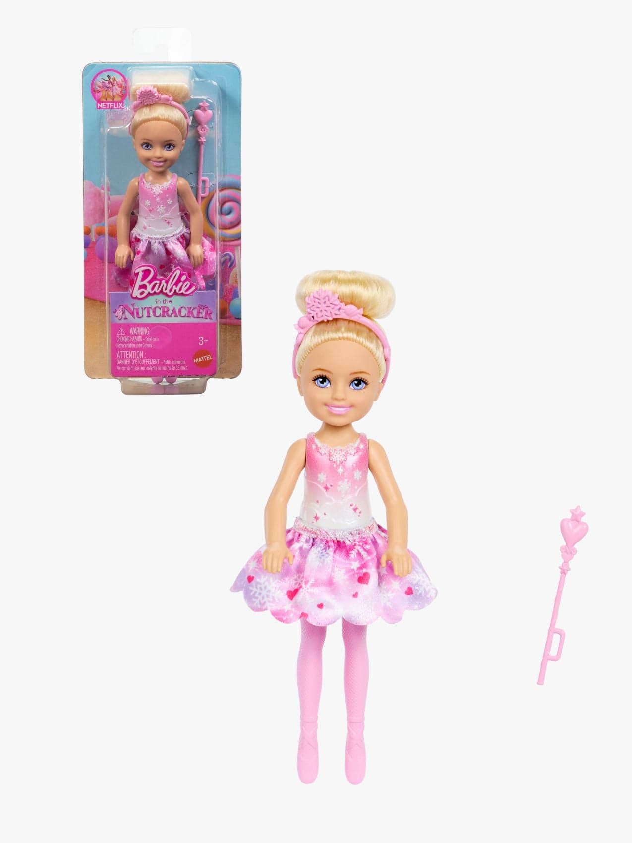 Barbie Pähkinänsärkijä Muotinukke Chelsea Lumikeiju