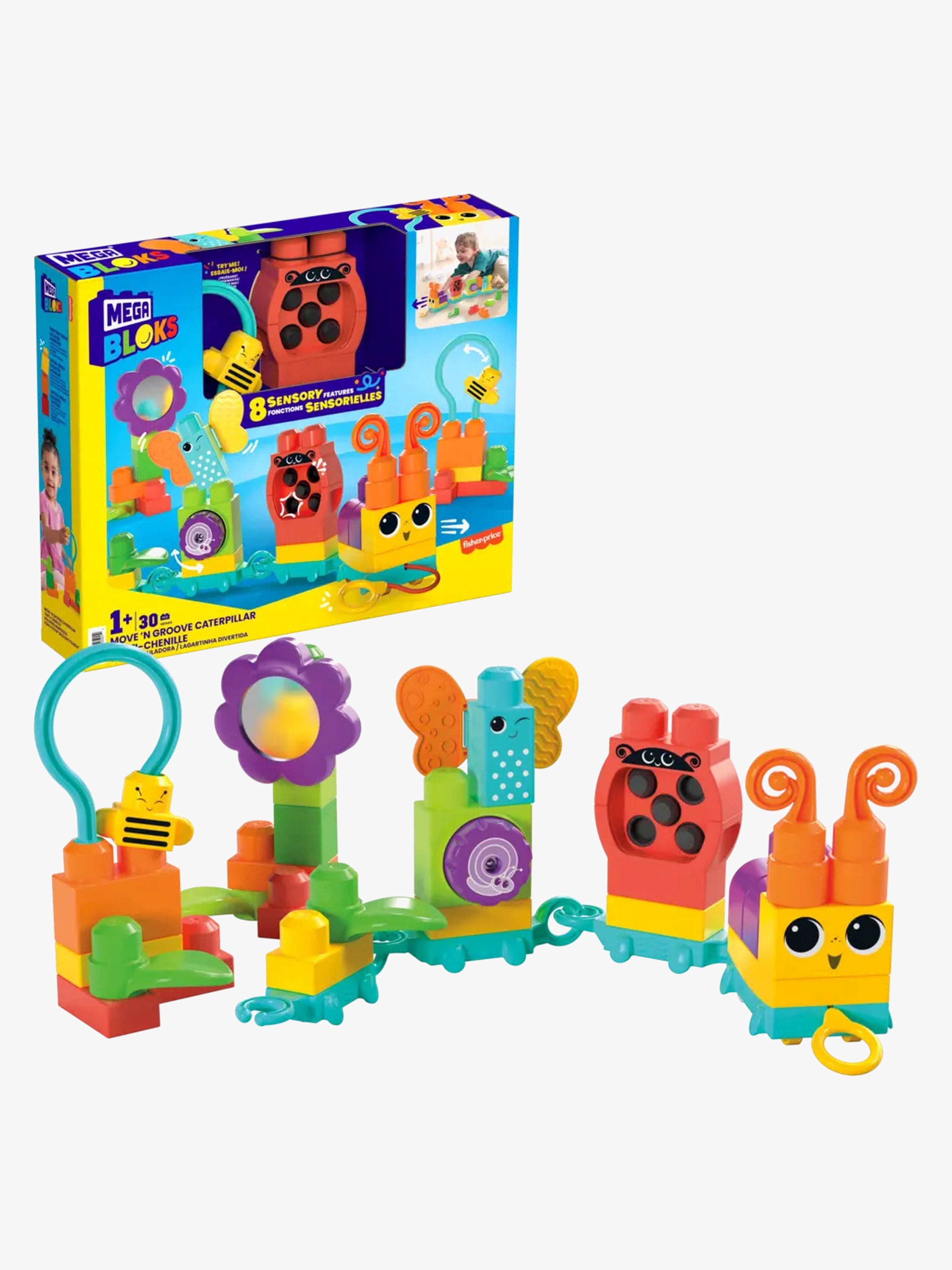 Mega Bloks Move "'n Groove Perhosjuna Rakennussarja