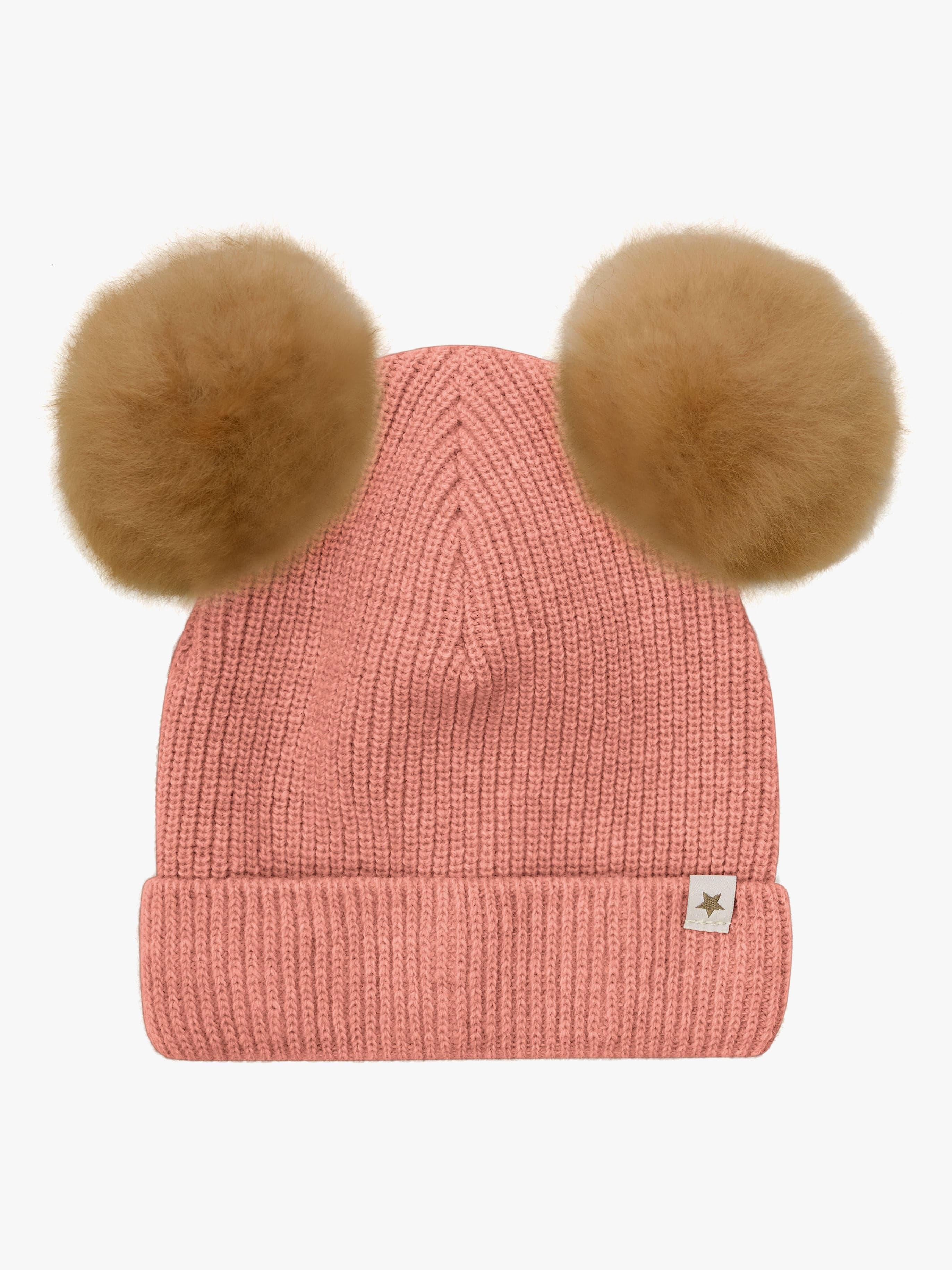 Huttelihut Pipo Merinovilla + Tupsut Alpakka, Burlwood, 50