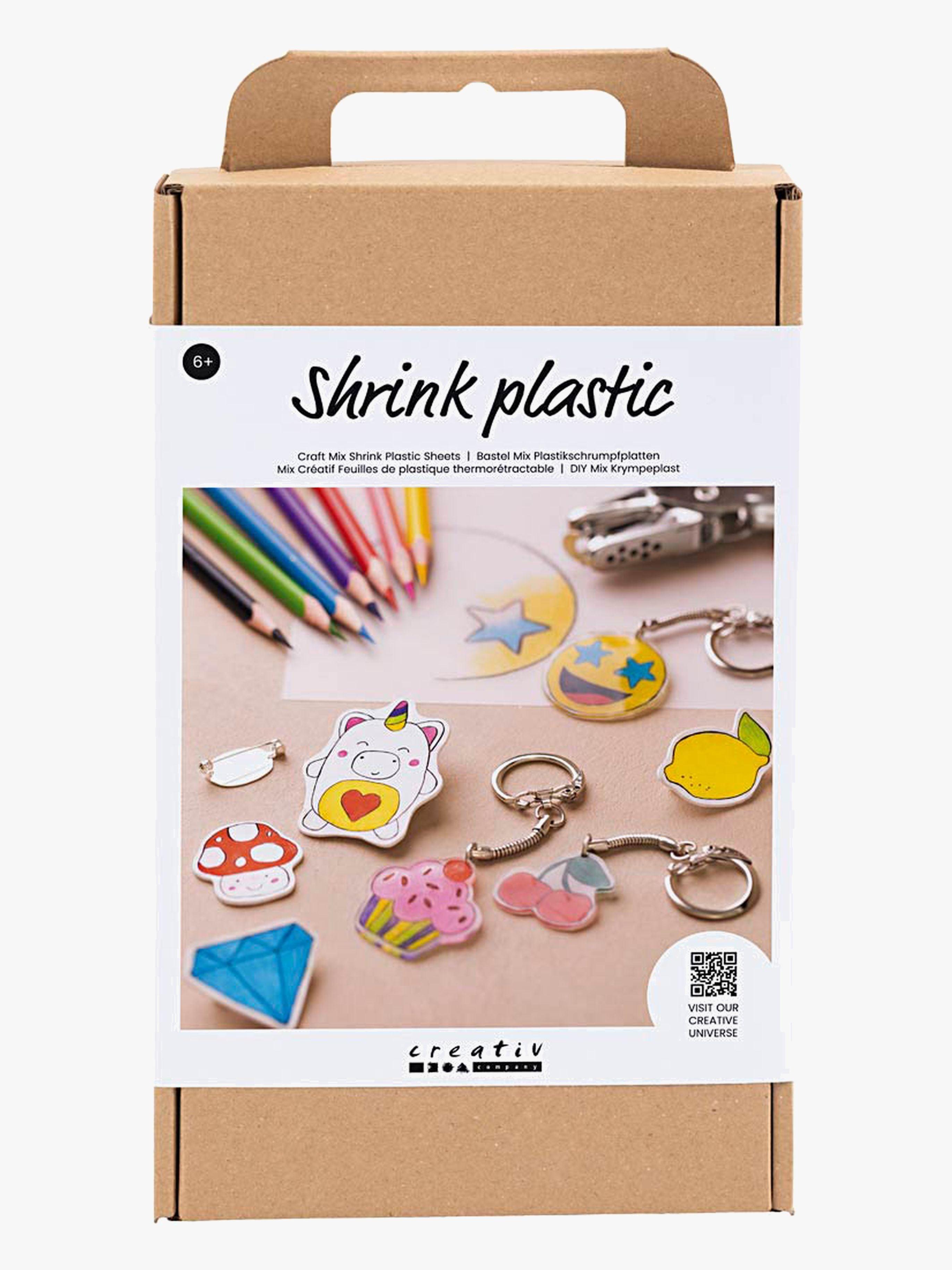 Creativ Company Kutistemuovi DIY-setti Rintamerkit & Avaimenperät