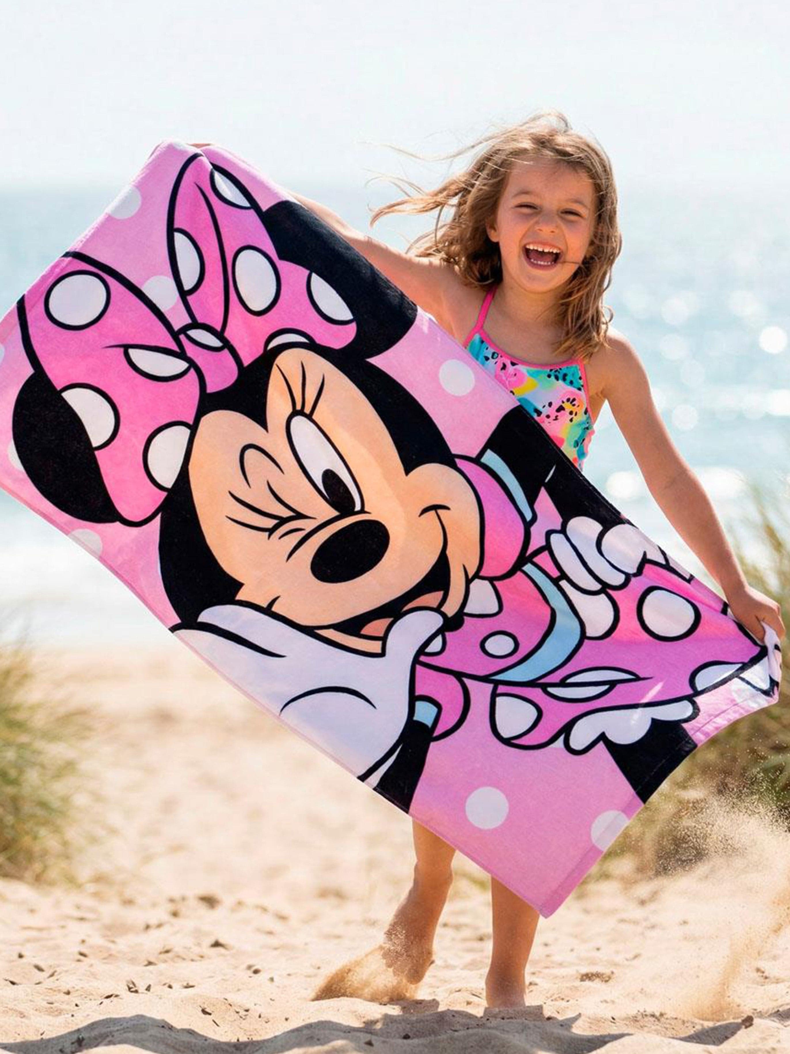 Disney Minni Hiiri Pyyhe 100% Puuvilla, Vaaleanpunainen
