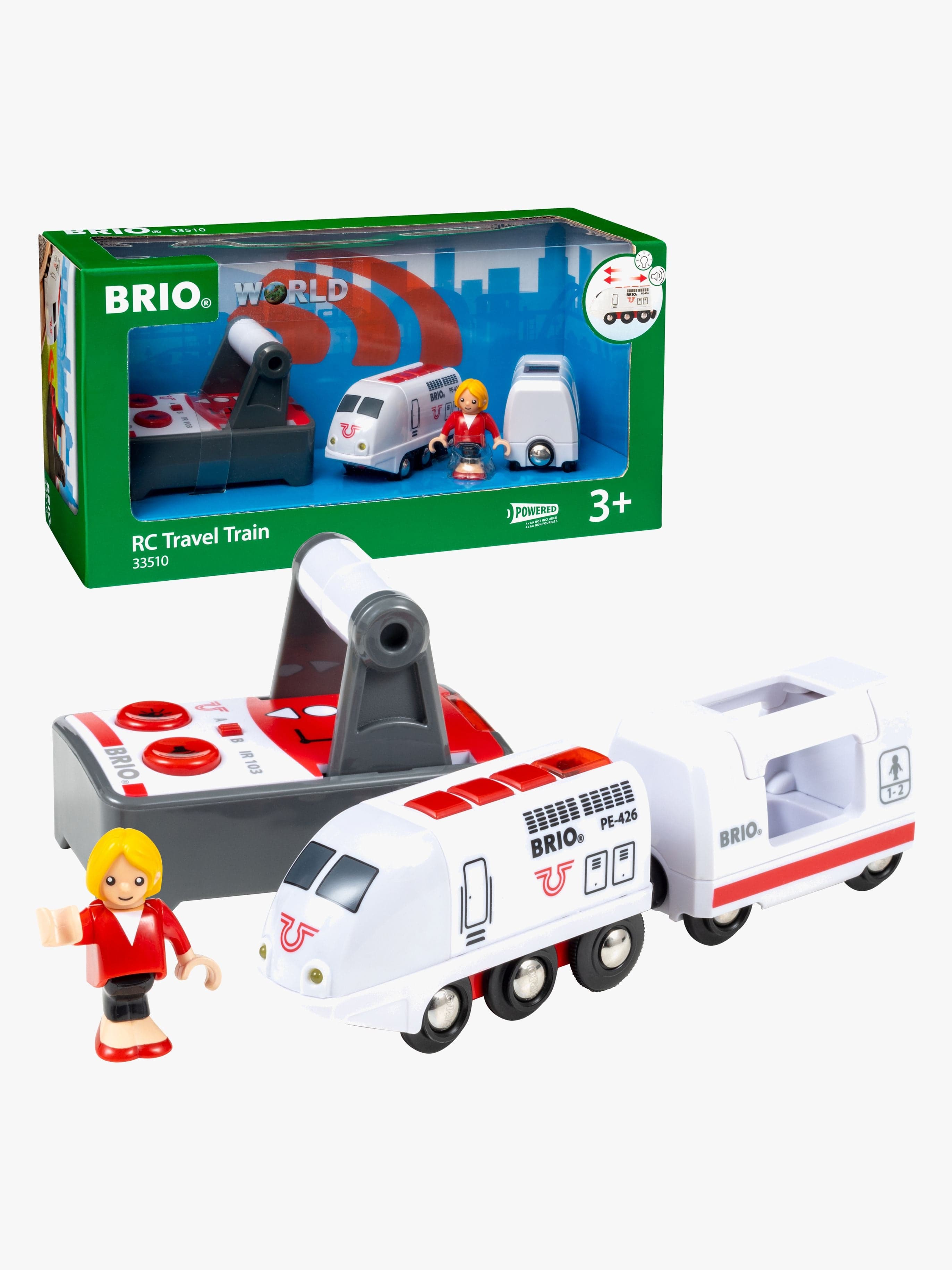 BRIO 33510 Kauko-ohjattava Matkustajajuna