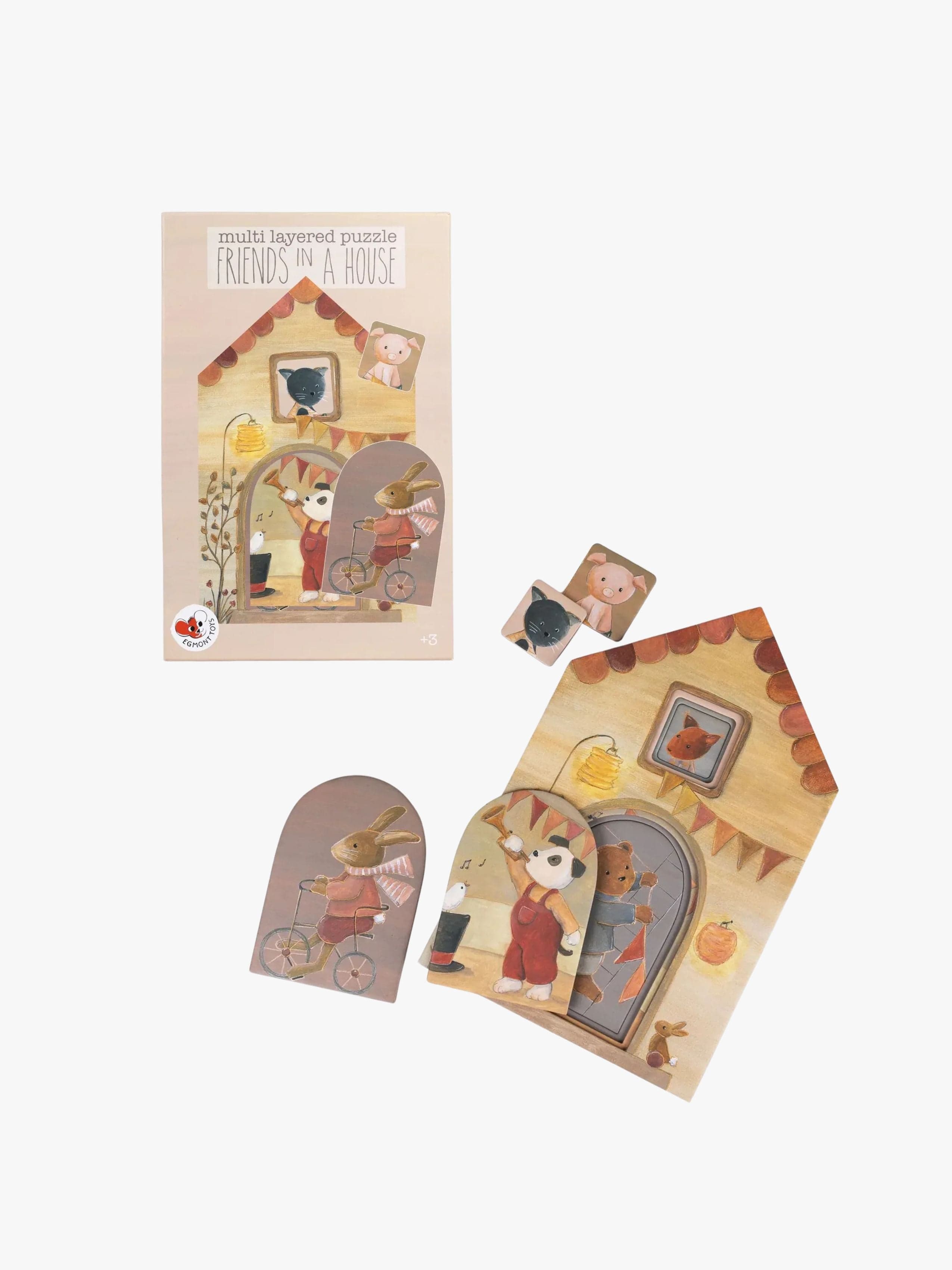 Egmont Toys Kaveriporukka Palapeli + Useita Kerroksia