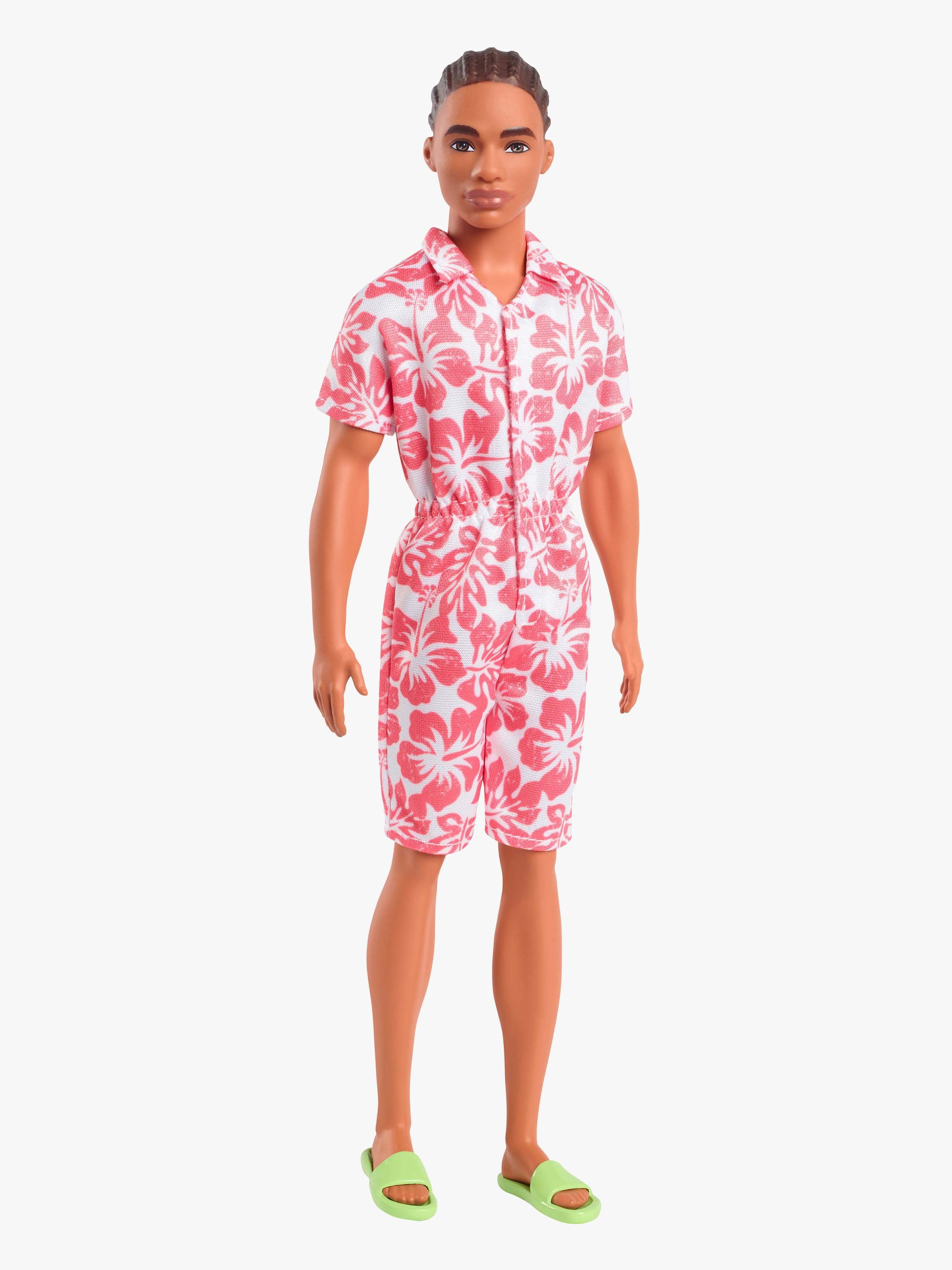 Barbie Ken Fashionista Nukke + Kuviollinen Haalari