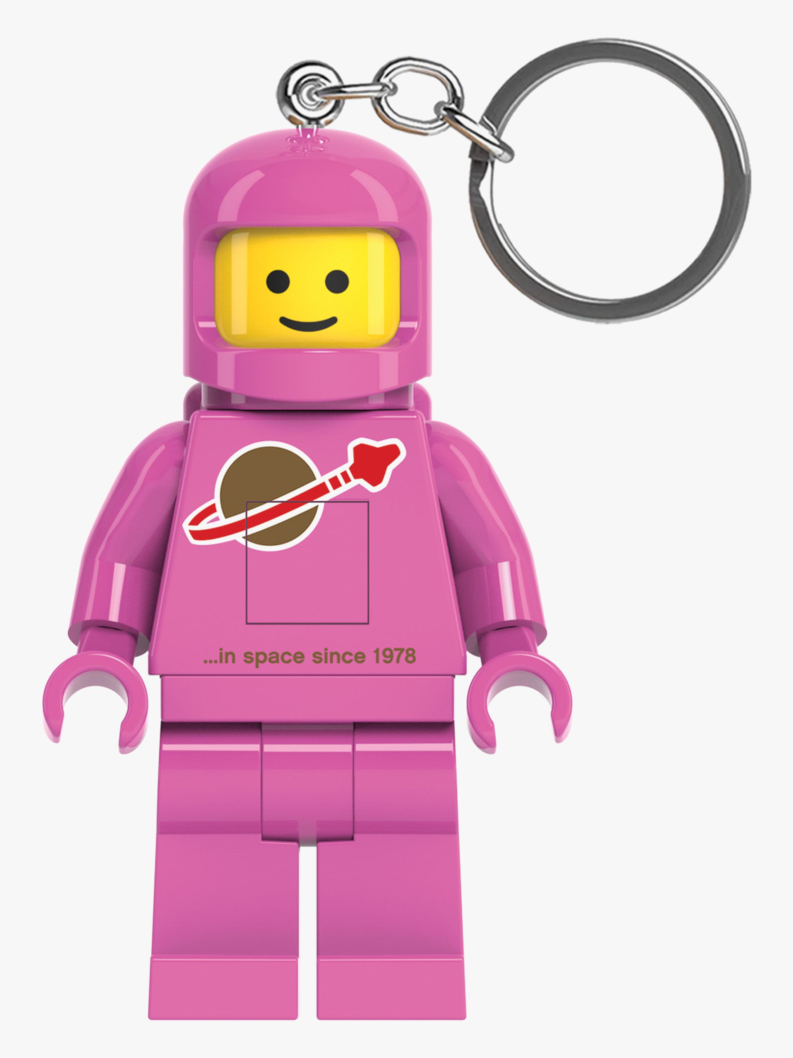 LEGO Minifigures™ Spaceman Pink Avaimenperä + LED-valo