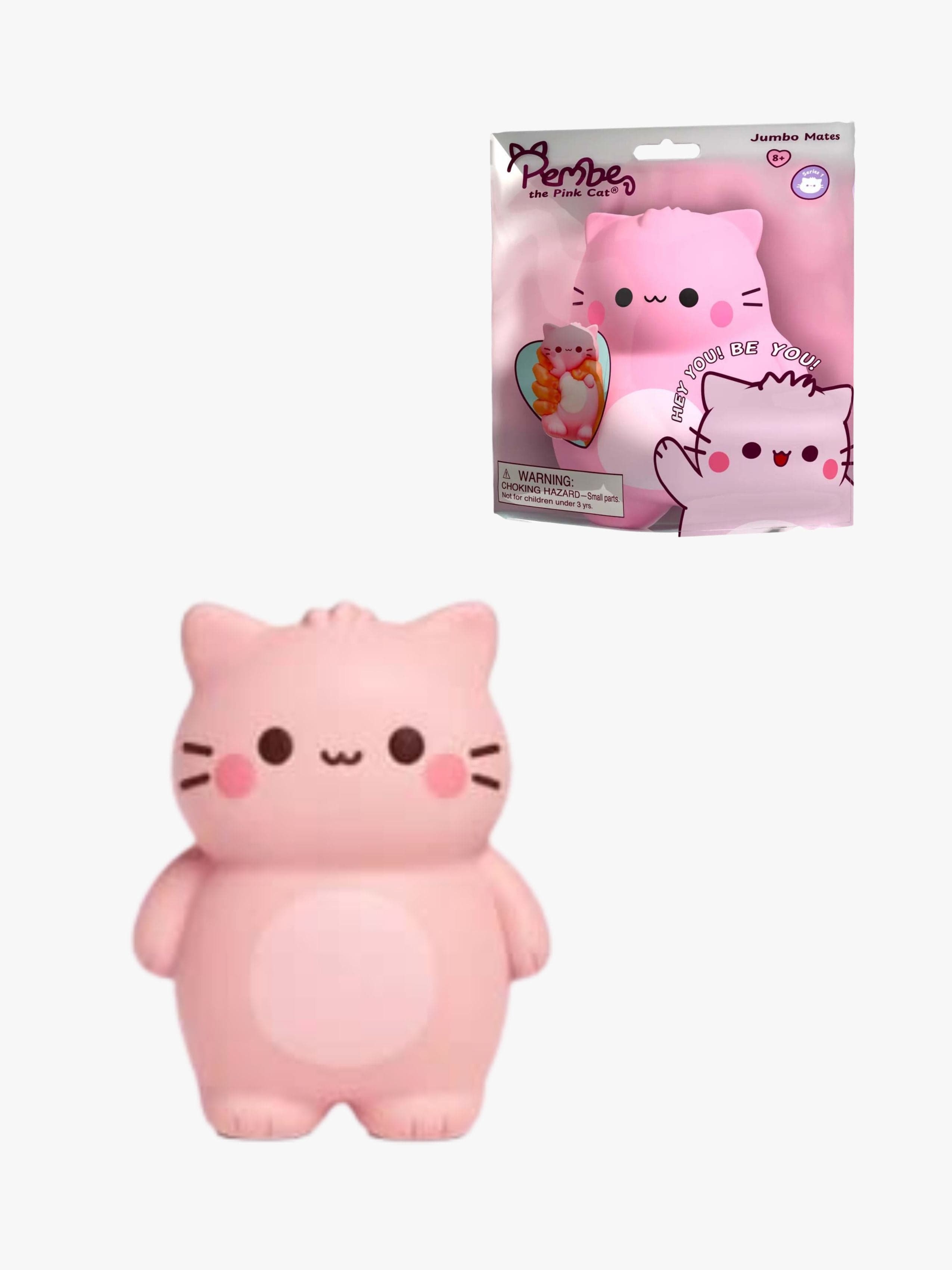 Pembe Jumbo Foamate Vaahtomuovifiguuri 20 cm