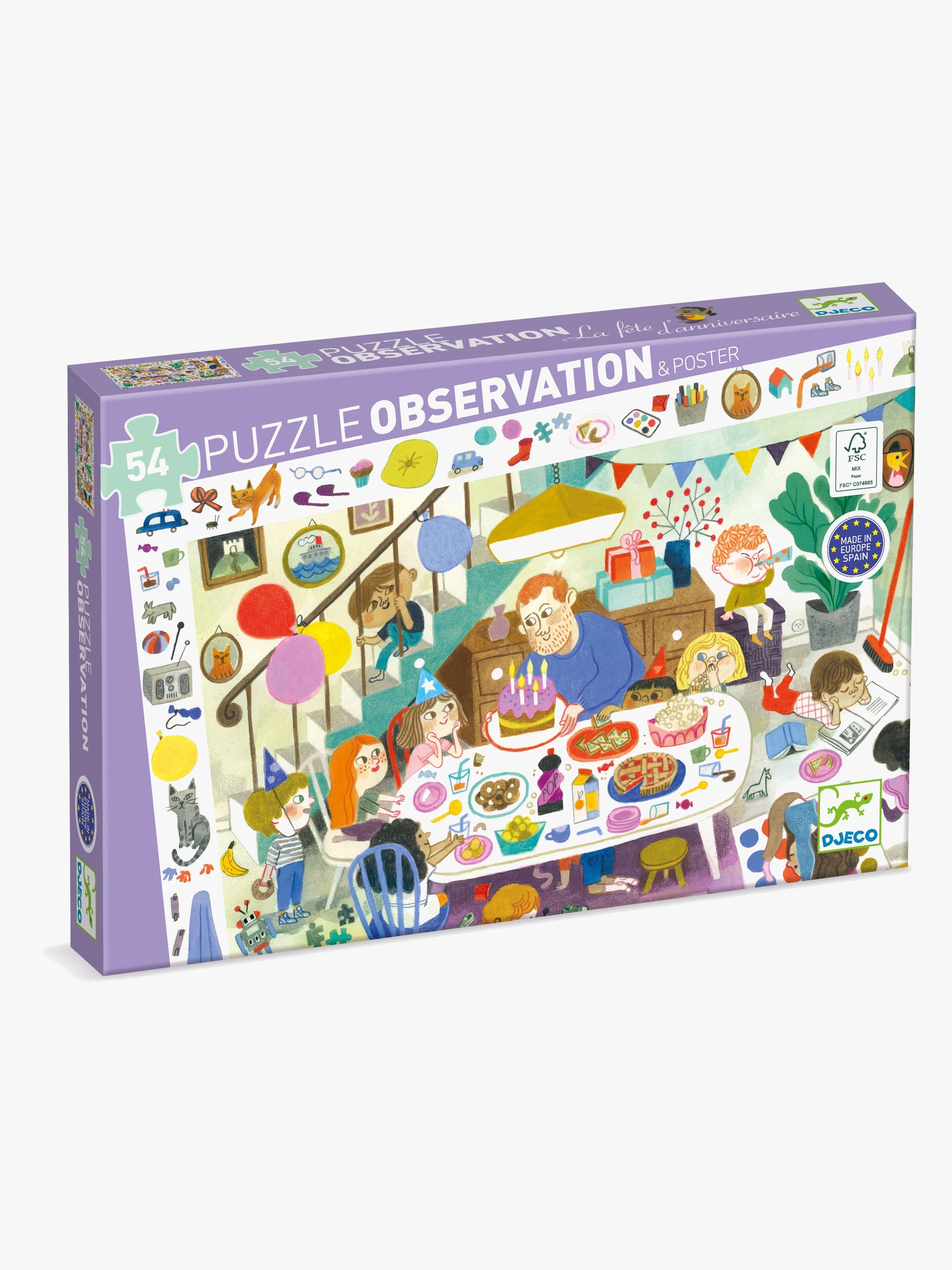 Djeco Havaintopalapeli Syntymäpäiväjuhla 54
