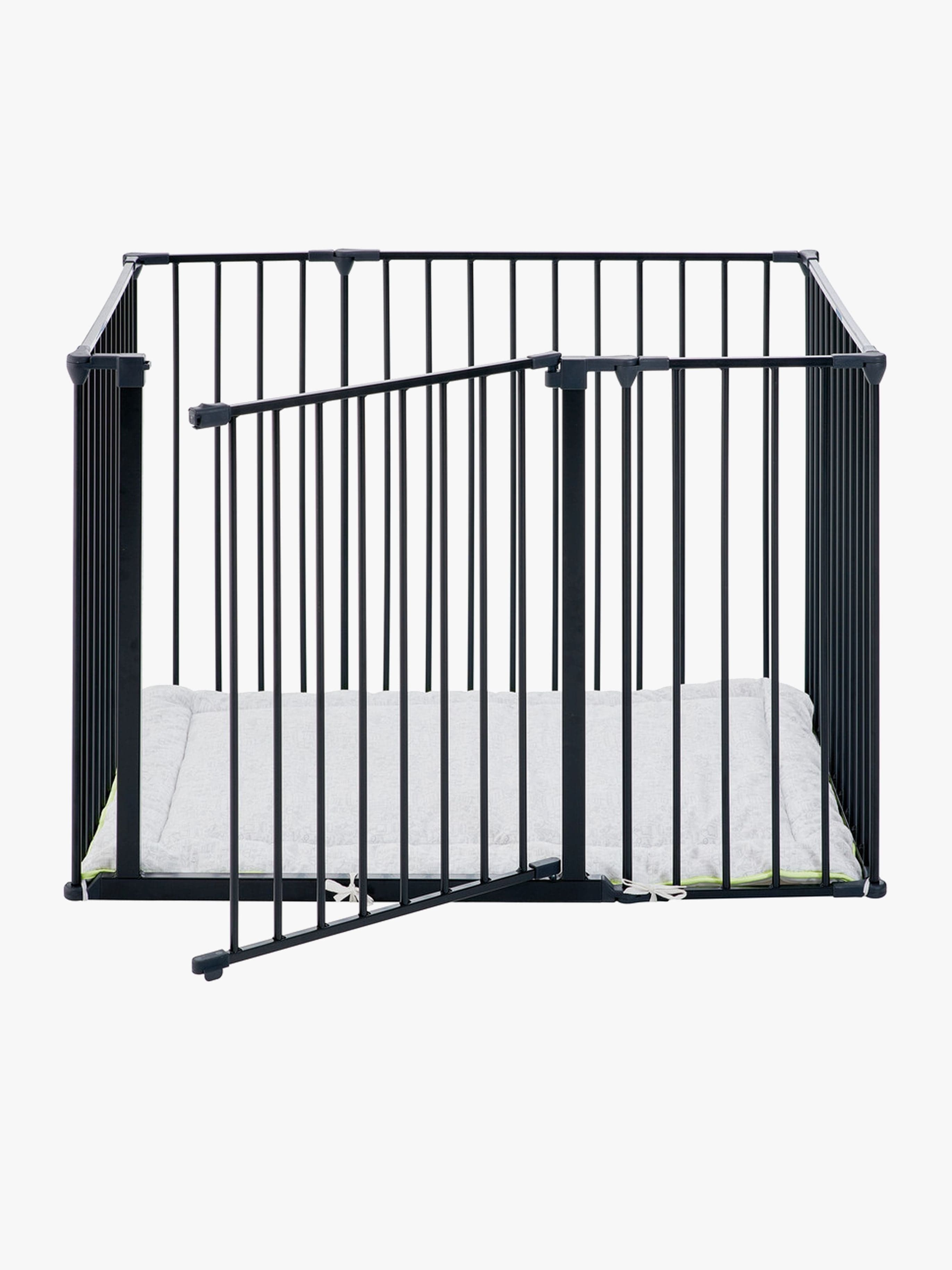 BabyDan Square Leikkikehä 105x72x71 cm, Musta