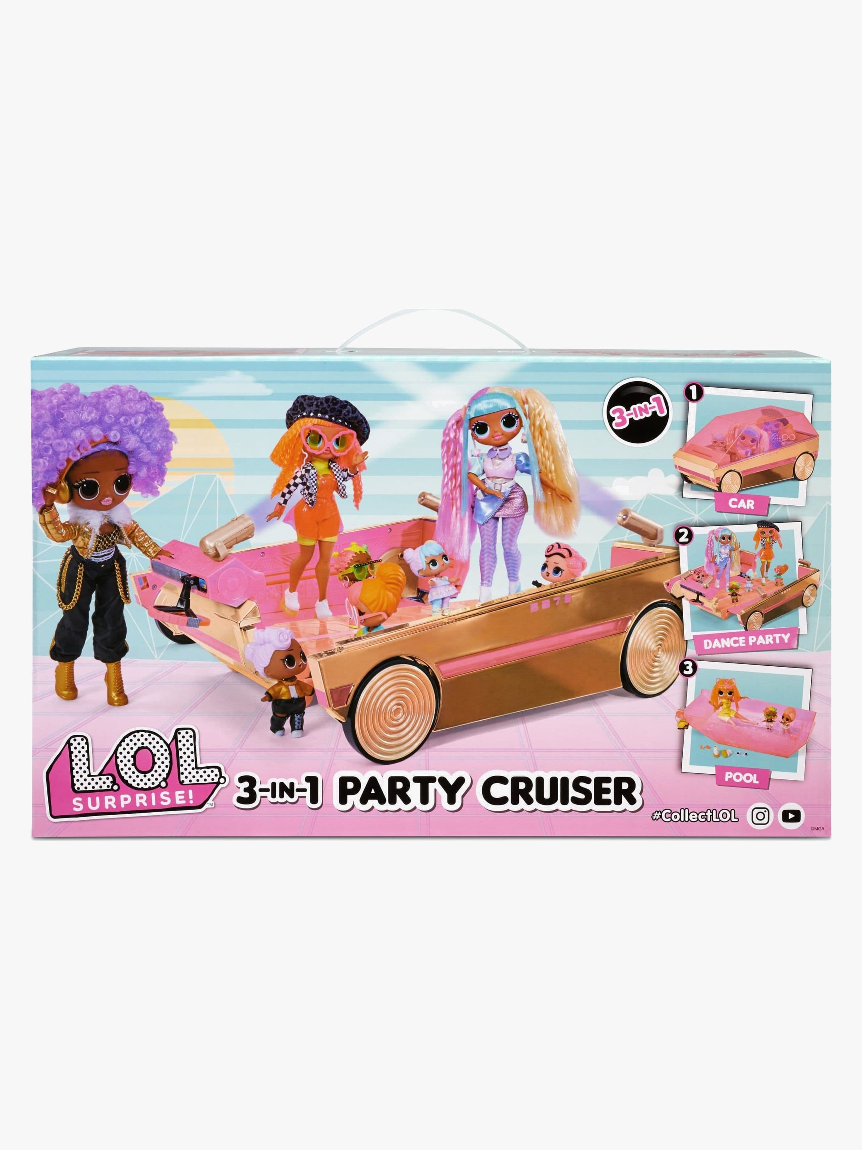 L.O.L. Surprise! Party Cruiser 3-in-1